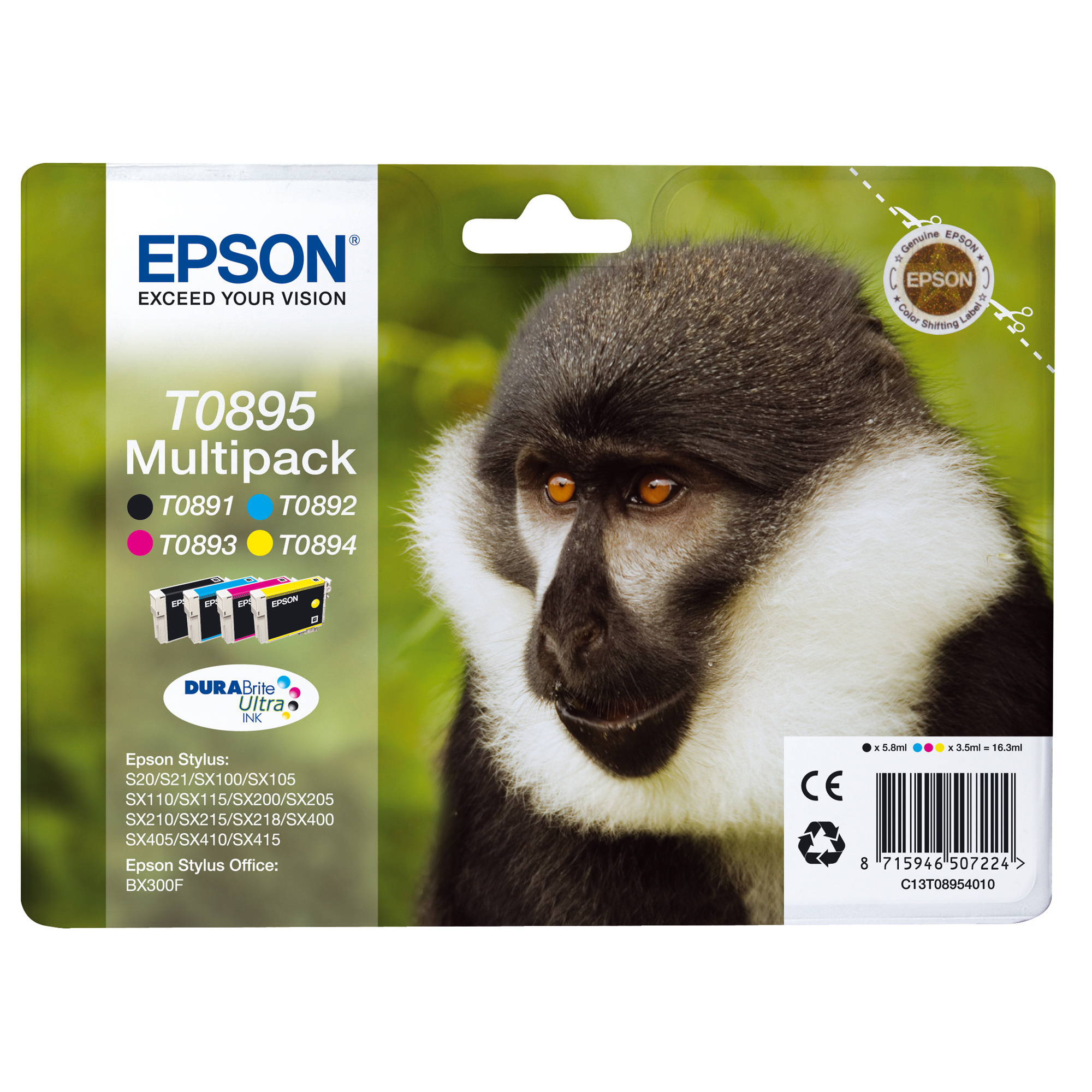 Epson T0895 Multipack - Confezione da 4 - …