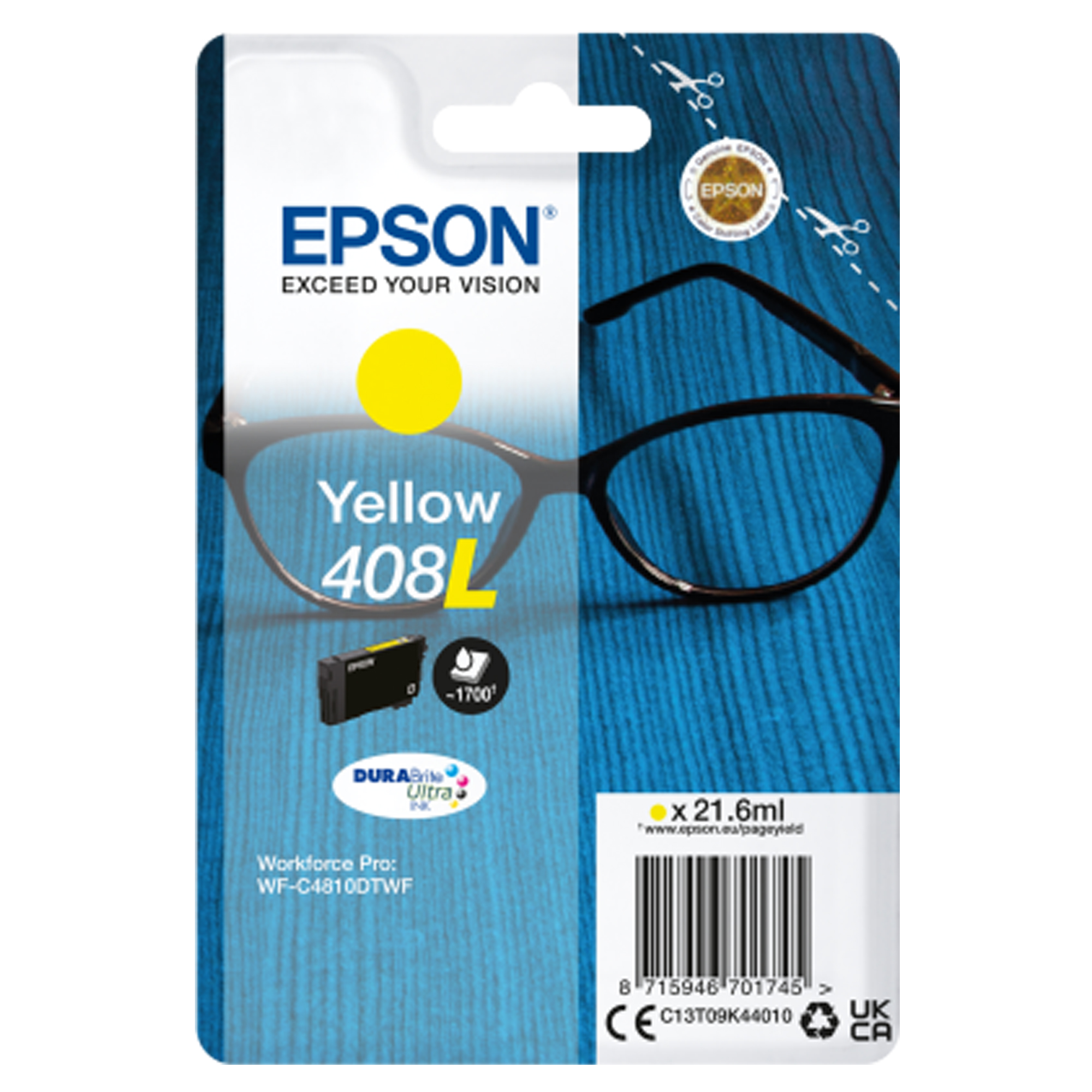 Epson 408L - 21.6 ml - giallo - …