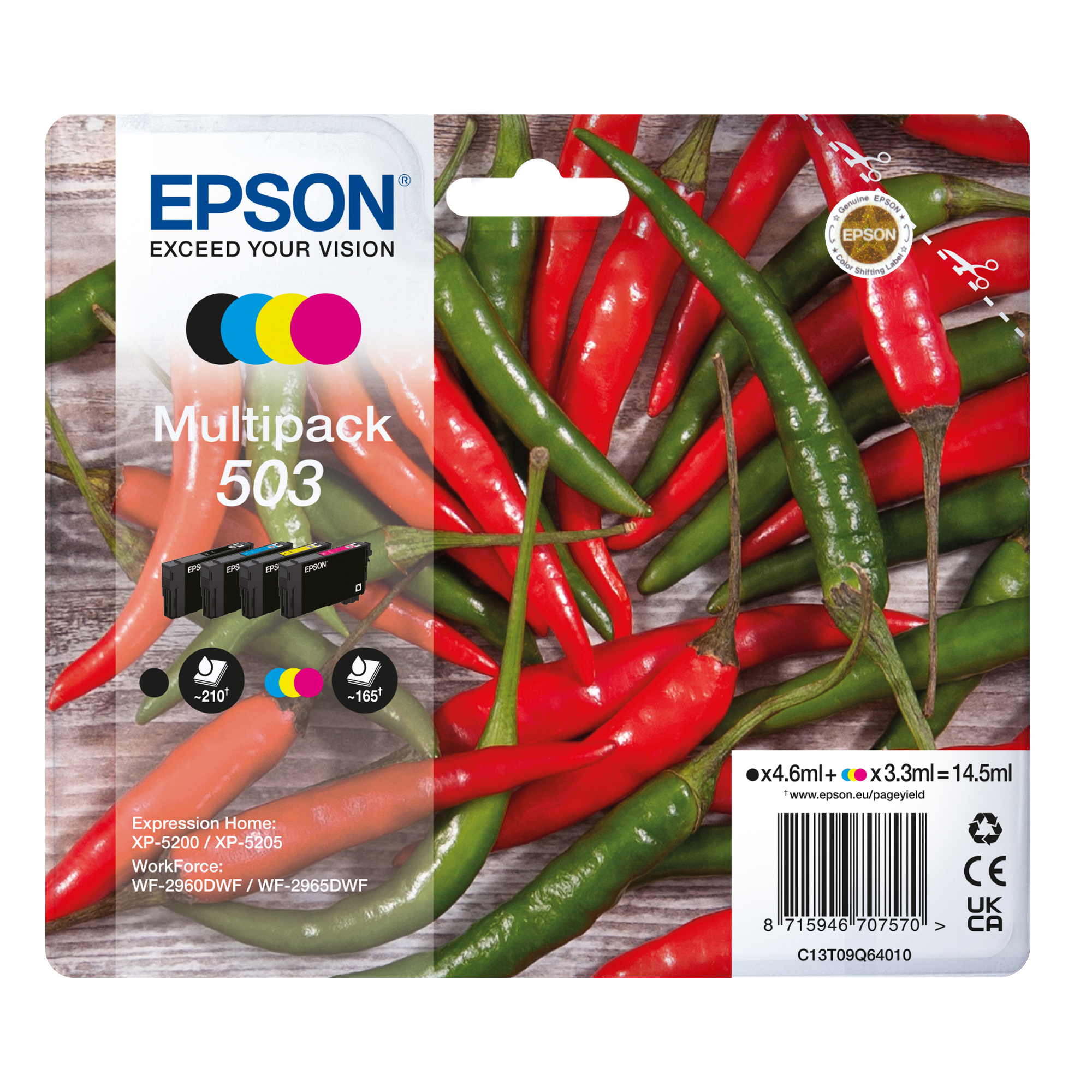 Epson 503 Multipack - Confezione da 4 - …