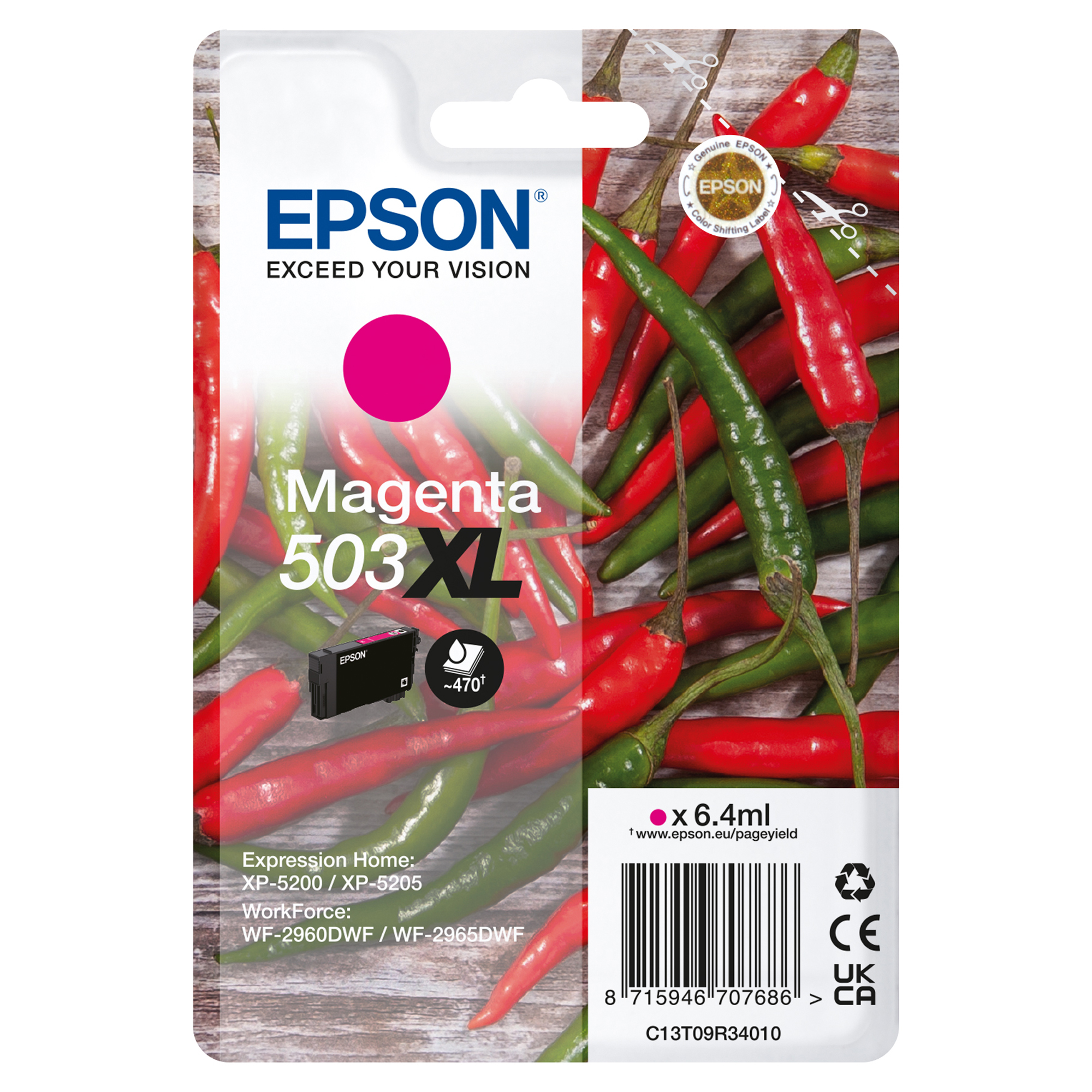Epson 503XL - 6.4 ml - XL - …