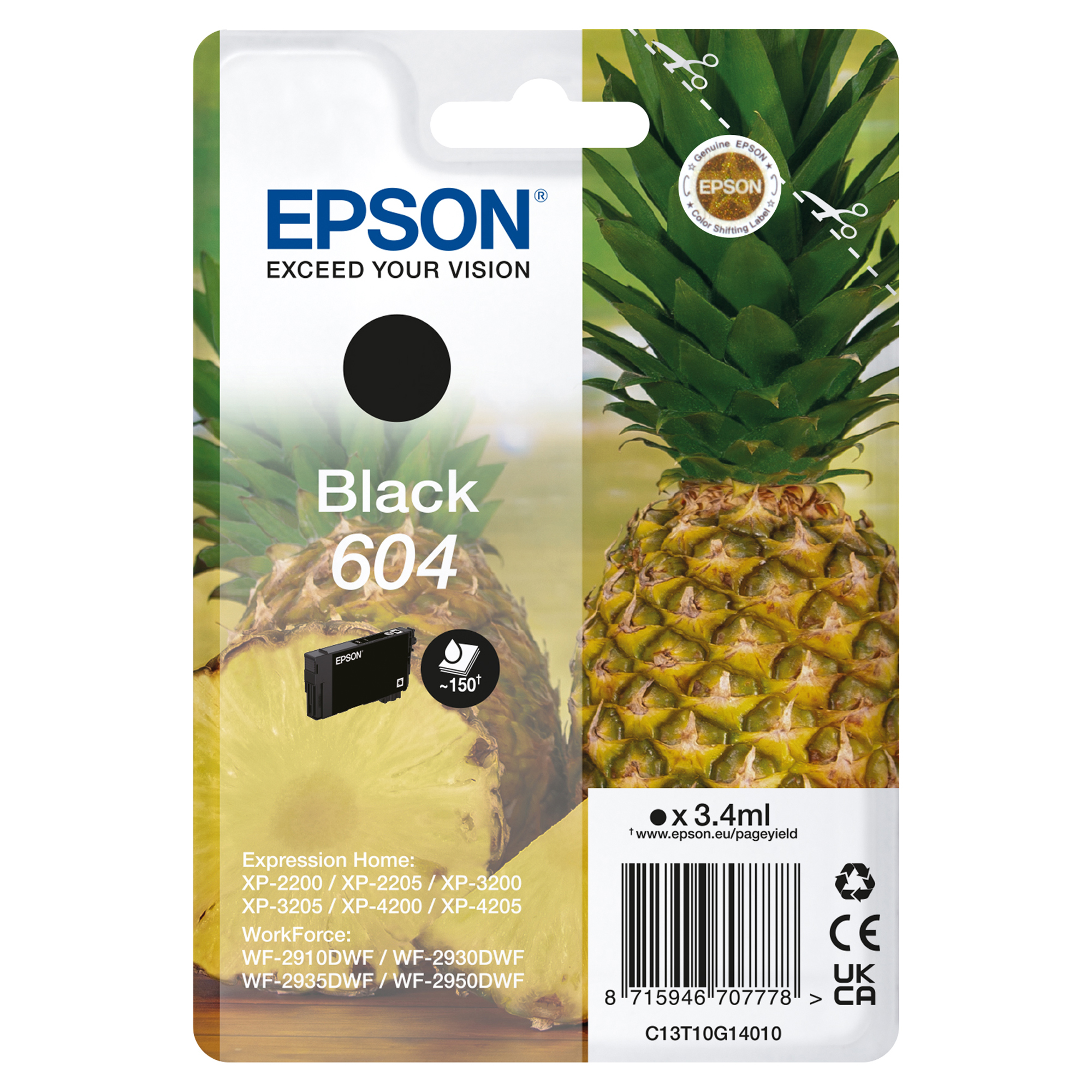 Epson 604 Singlepack - 3.4 ml - nero …