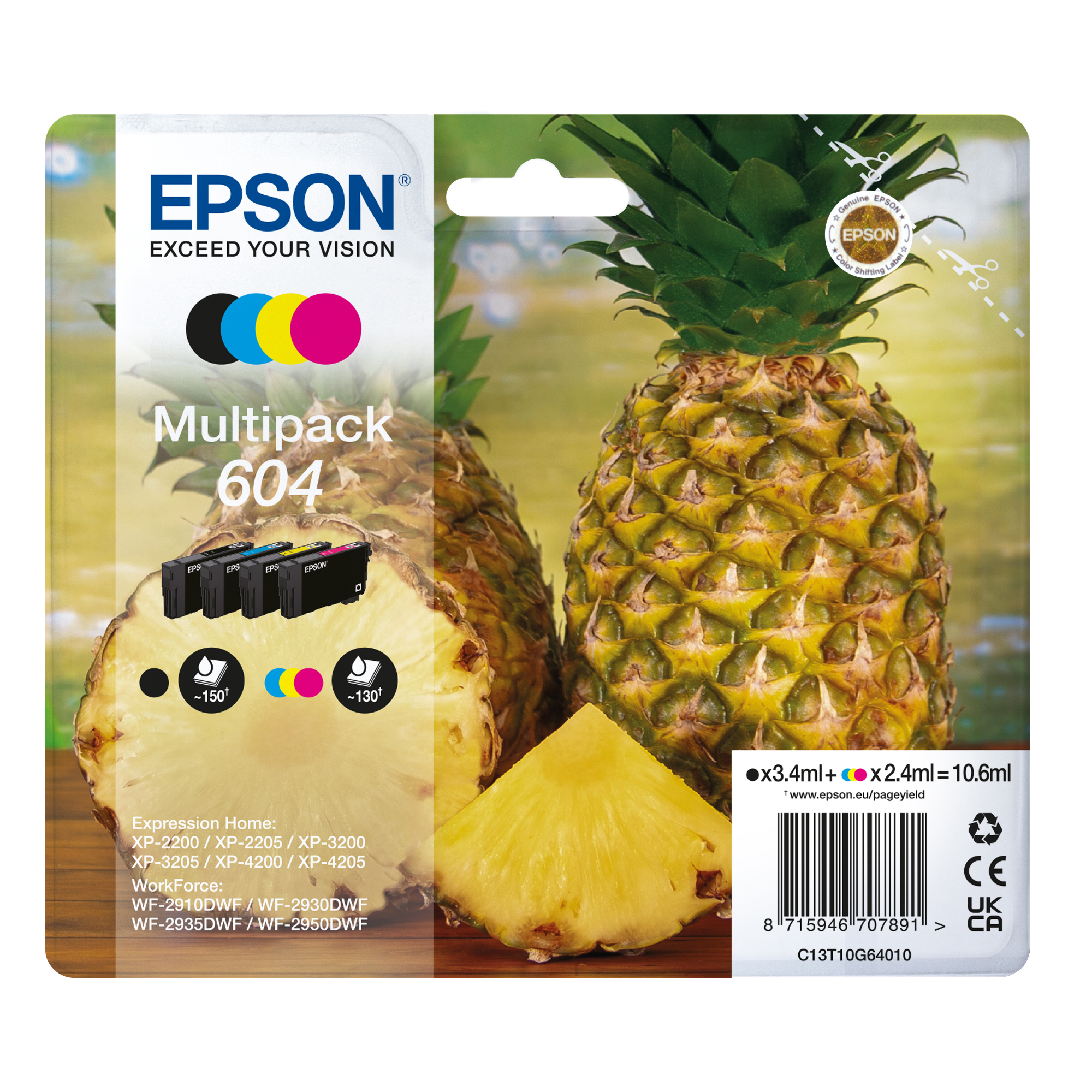 Epson 604 Multipack - Confezione da 4 - …
