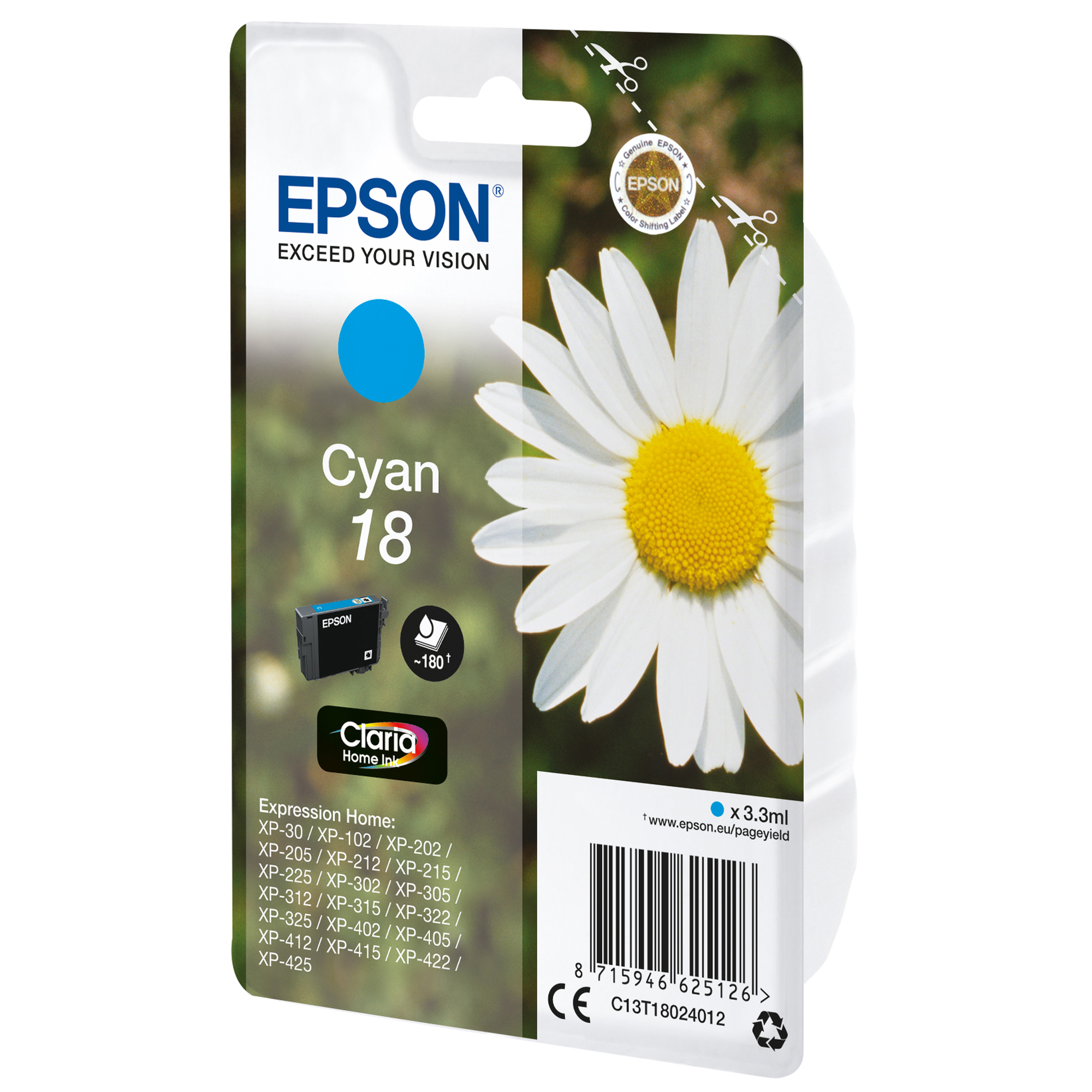 Epson 18 - 3.3 ml - ciano - …