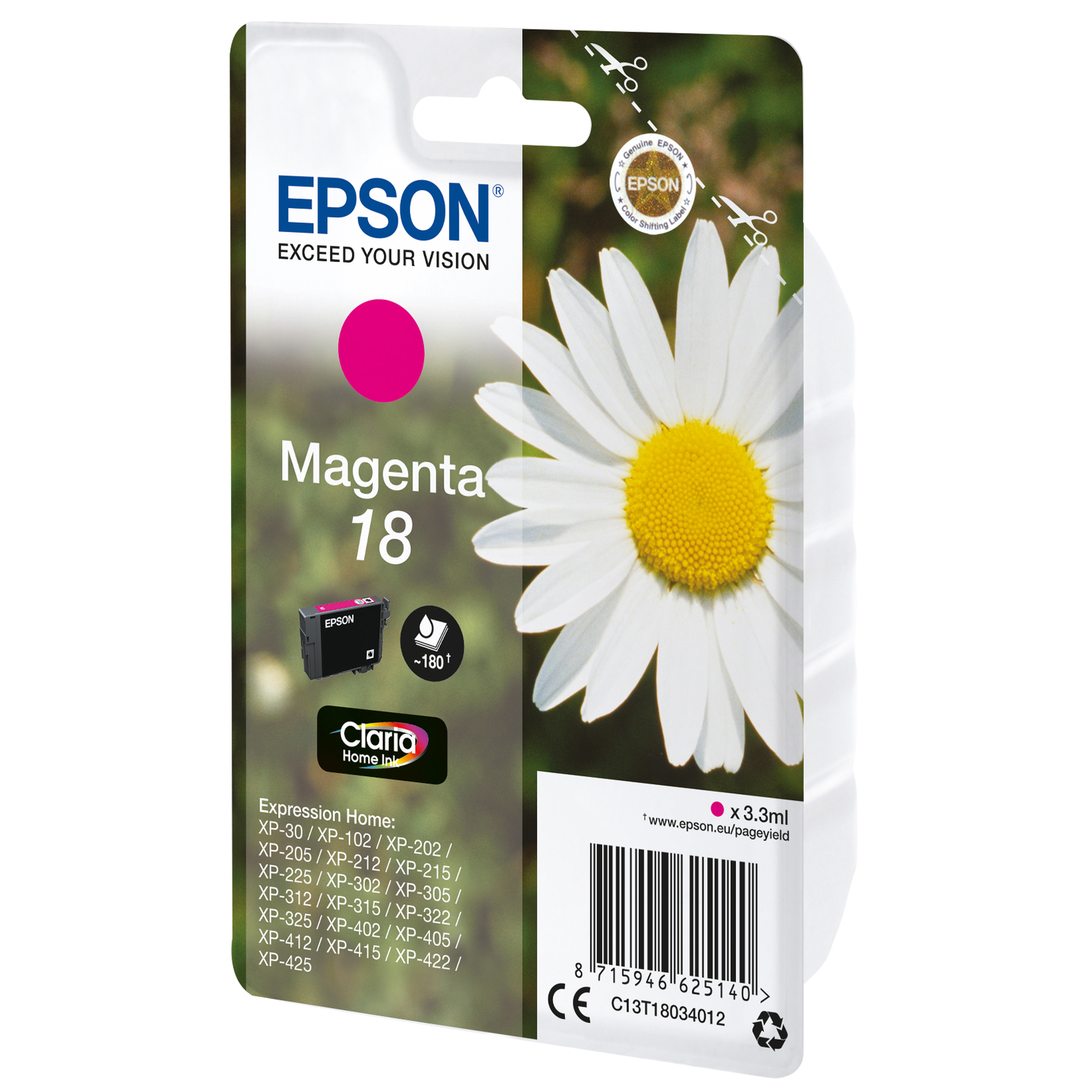 Epson 18 - 3.3 ml - magenta - …