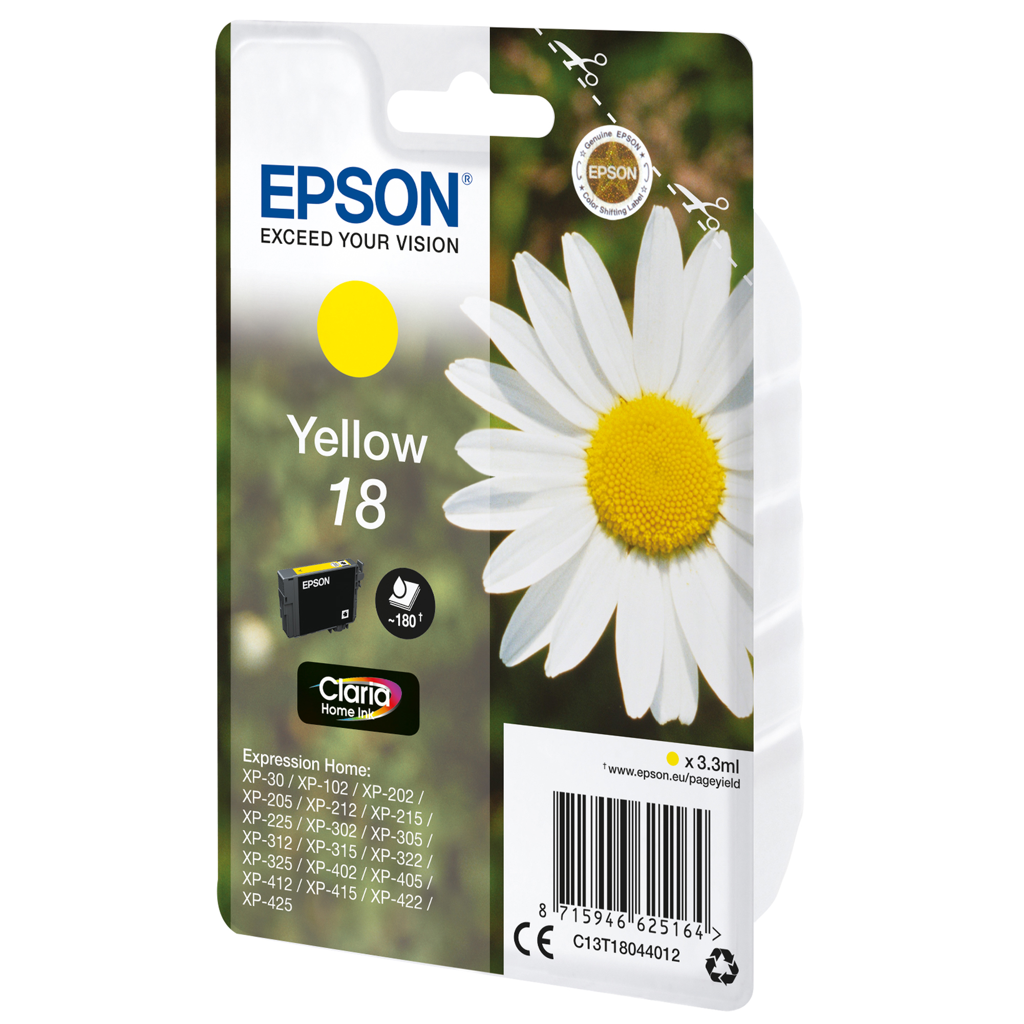 Epson 18 - 3.3 ml - giallo - …