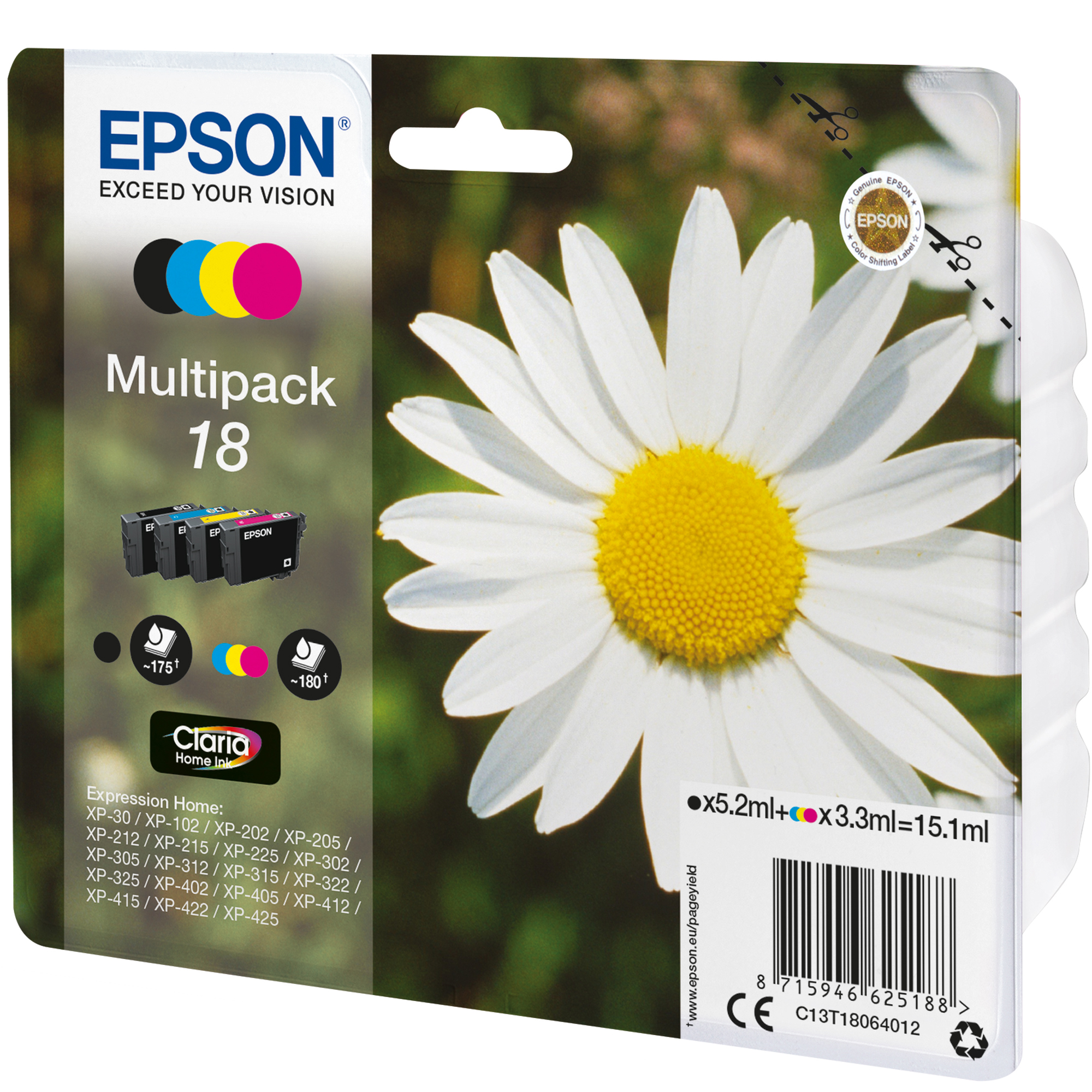 Epson 18 Multipack - Confezione da 4 - …