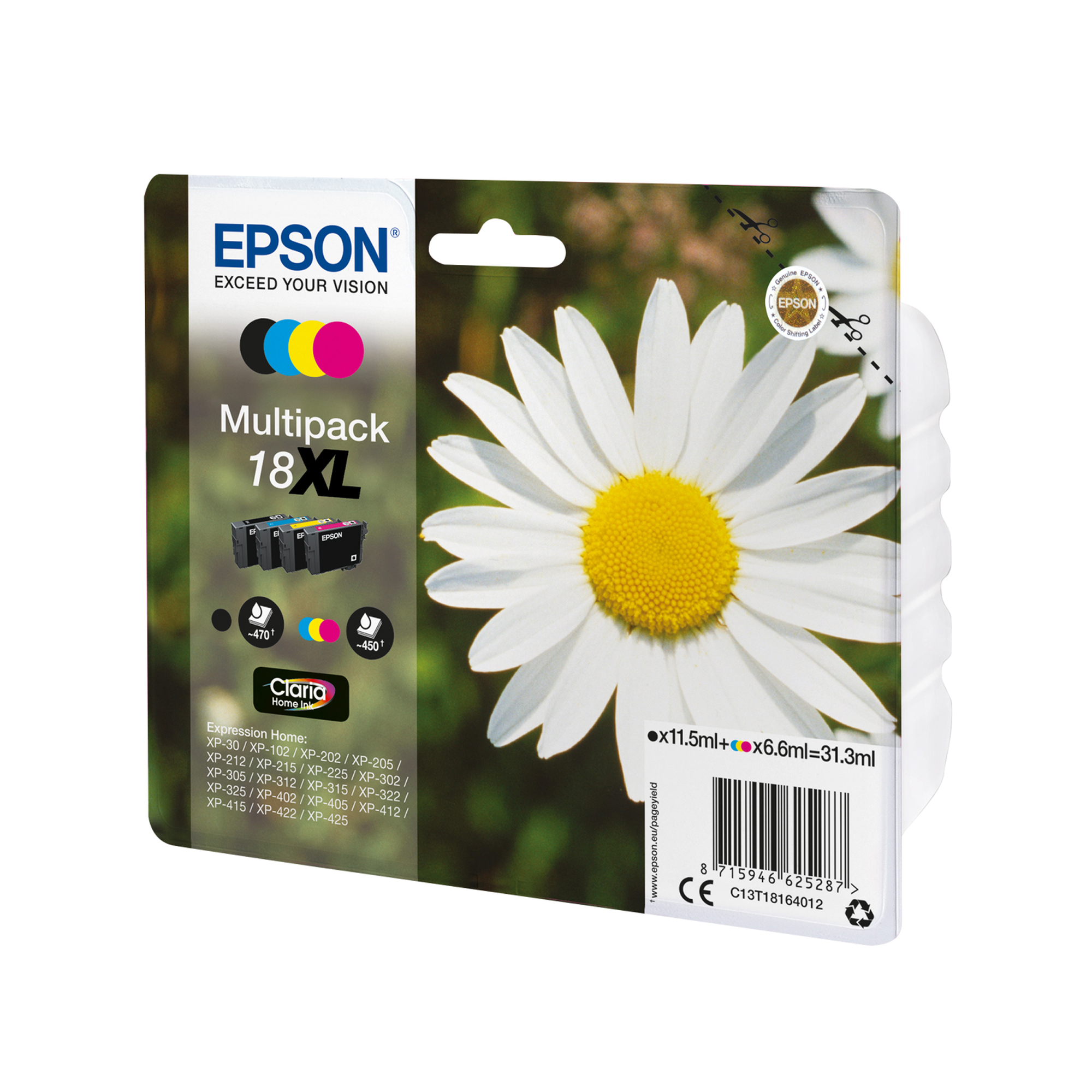 Epson 18XL - Confezione da 4 - XL …