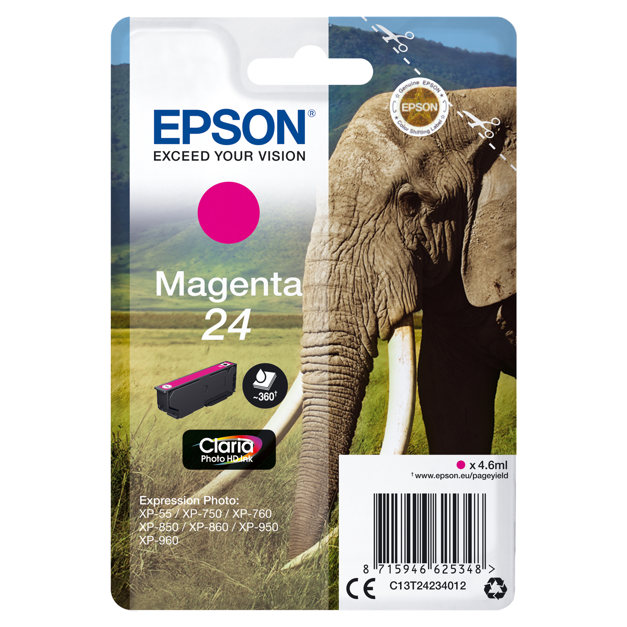 Epson 24 - 4.6 ml - magenta - …