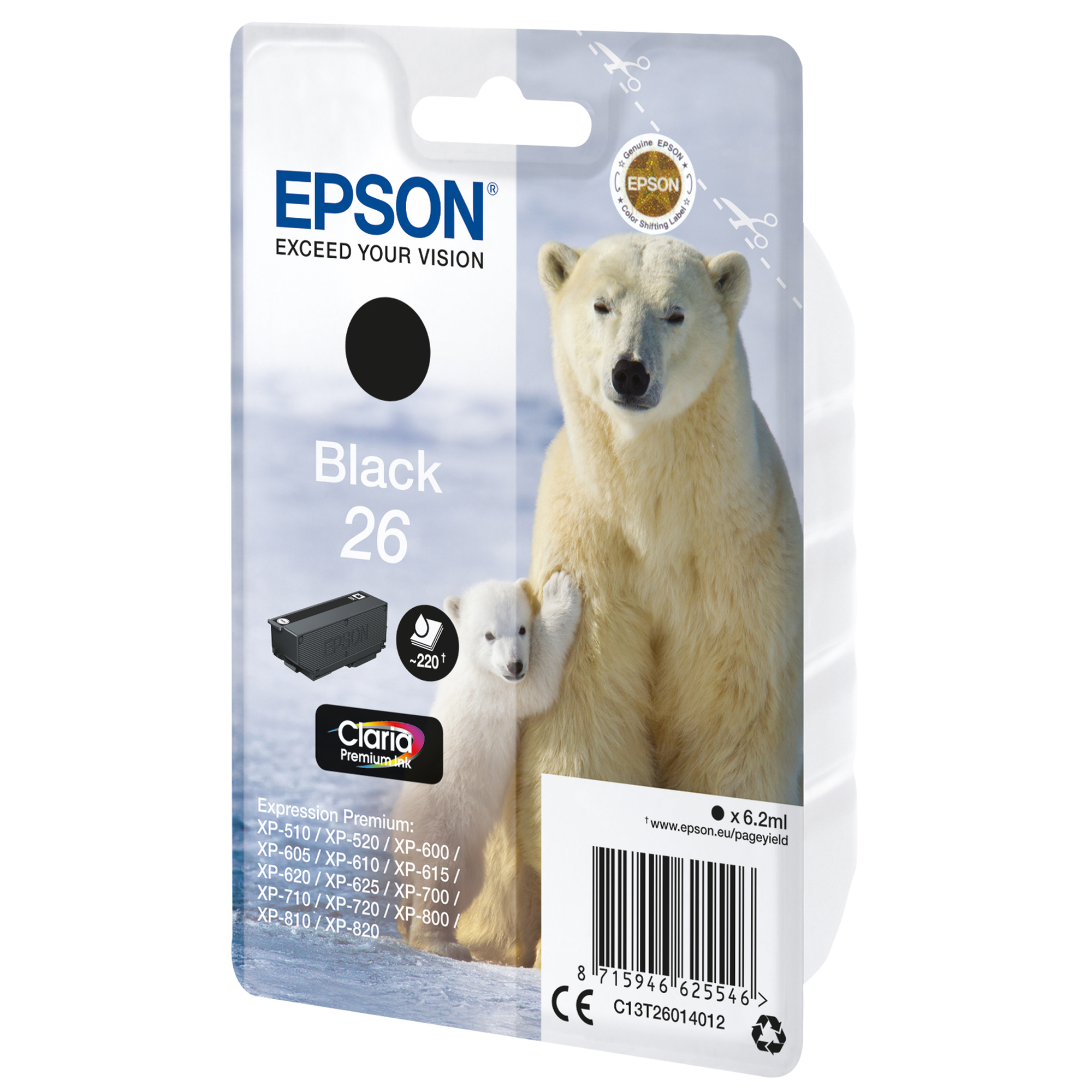 Epson 26 - 6.2 ml - nero - …