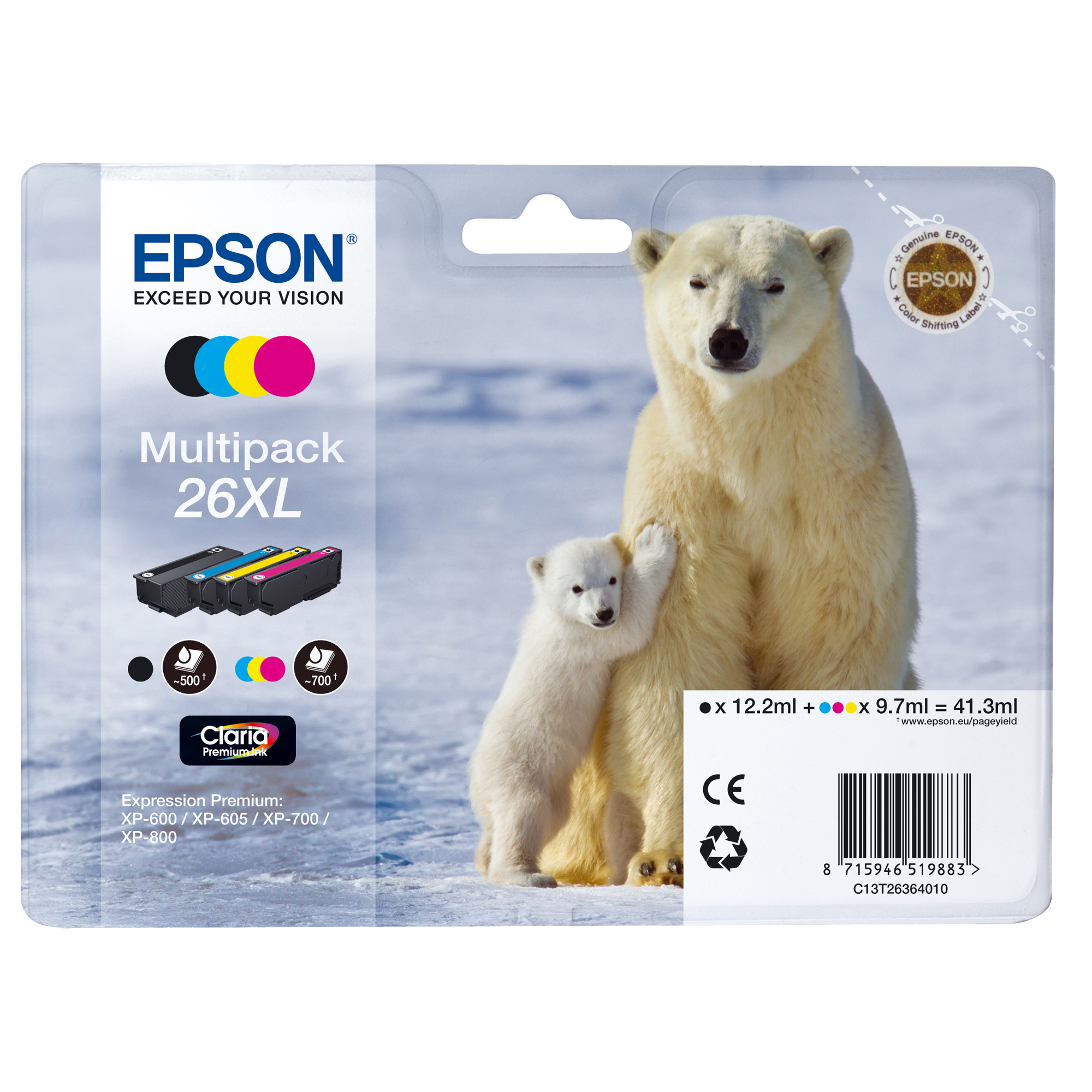 Epson 26XL Multipack - Confezione da 4 - …