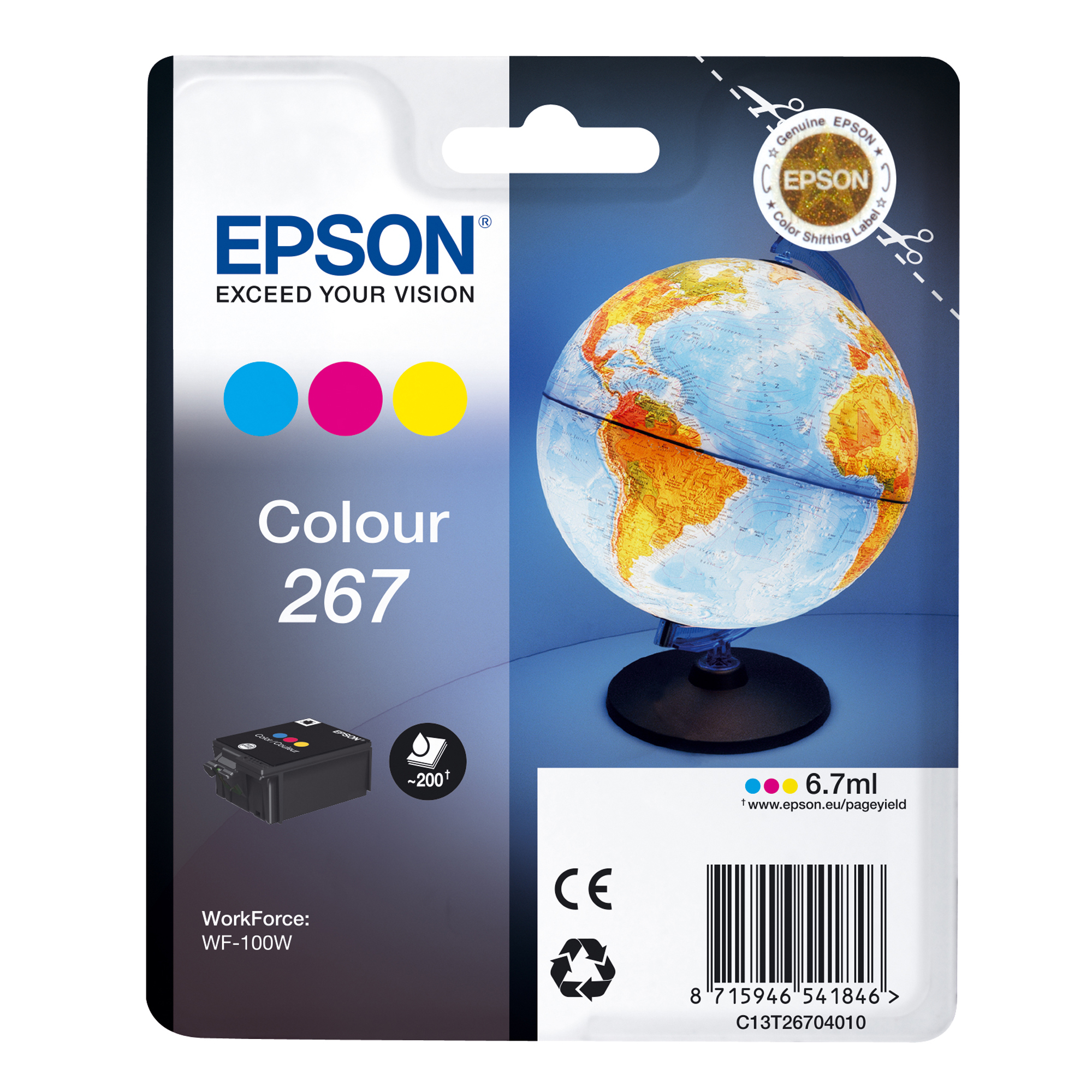 Epson 267 - 7 ml - giallo, ciano, …