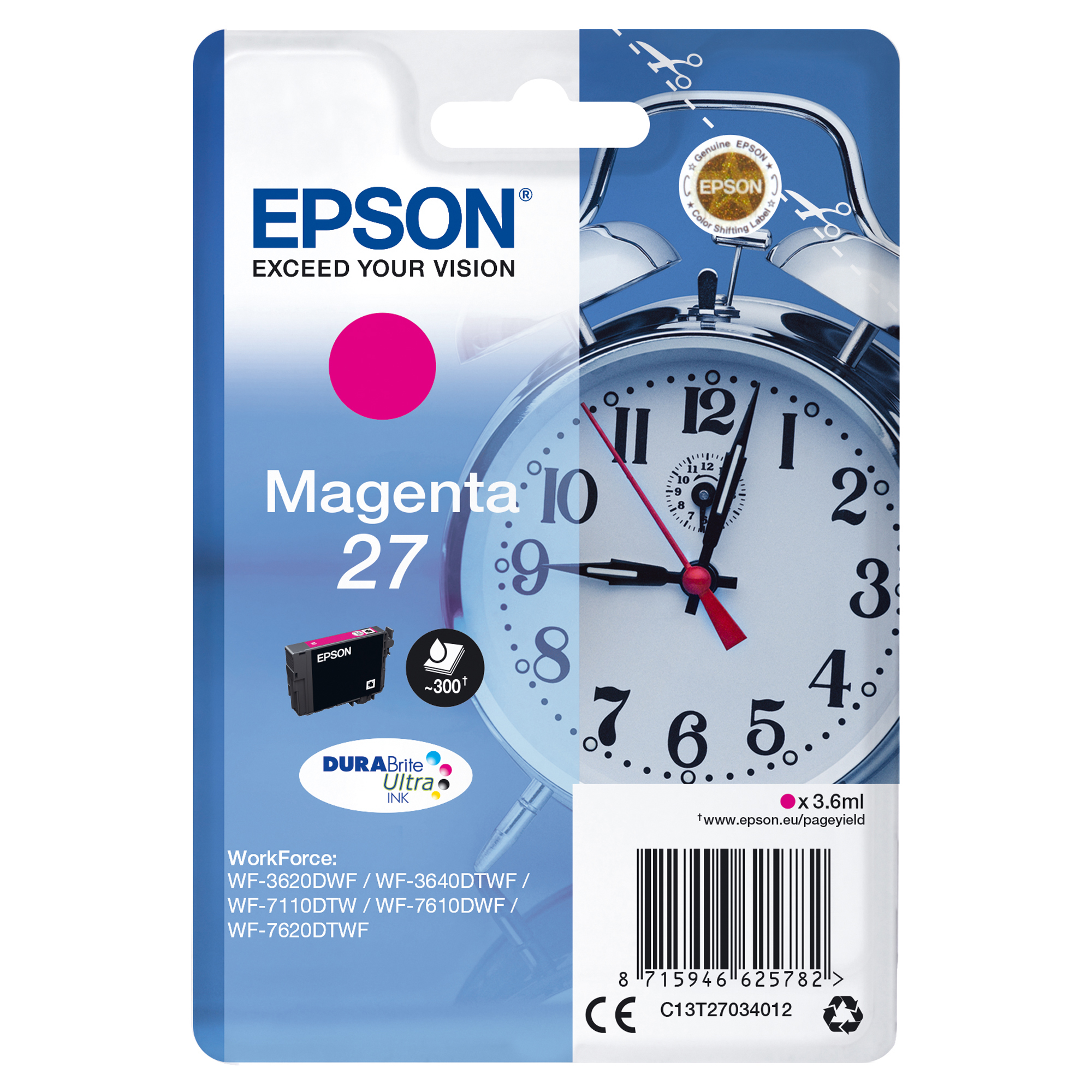 Epson 27 - 3.6 ml - magenta - …