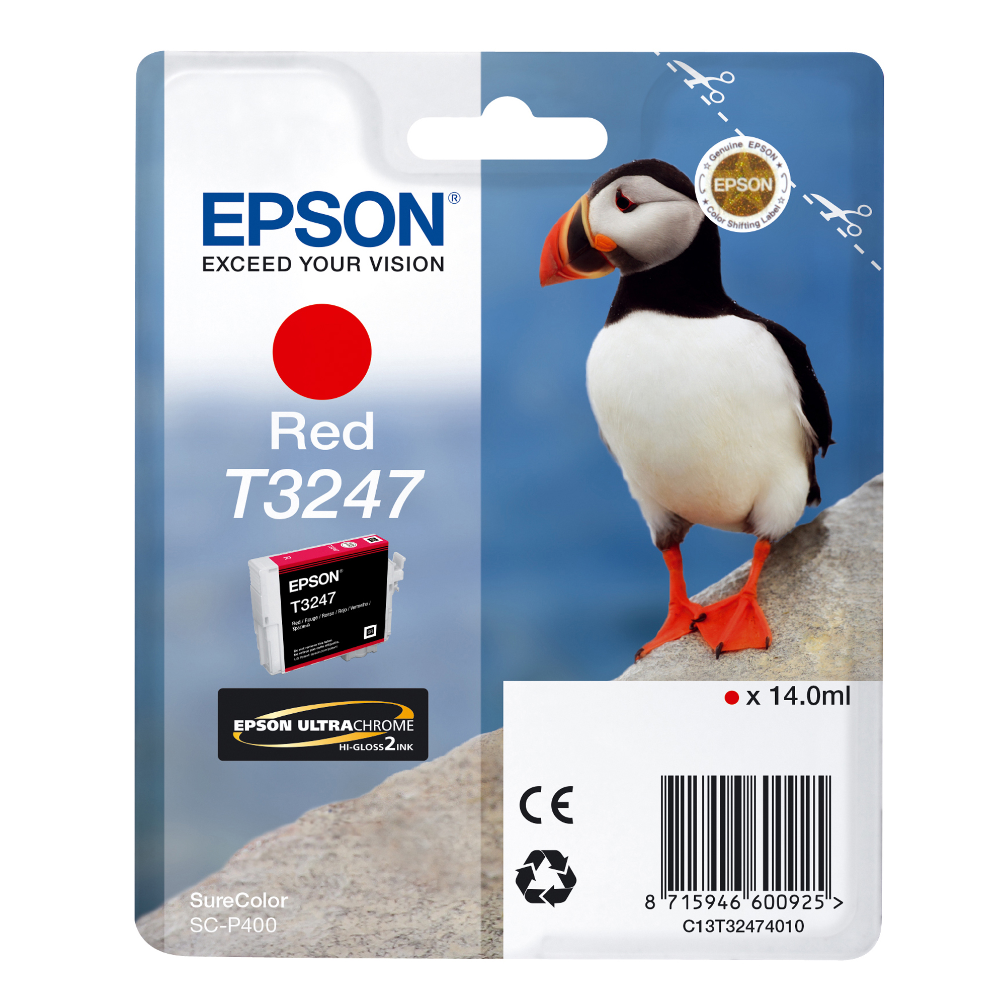 Epson T3247 - 14 ml - rosso - …
