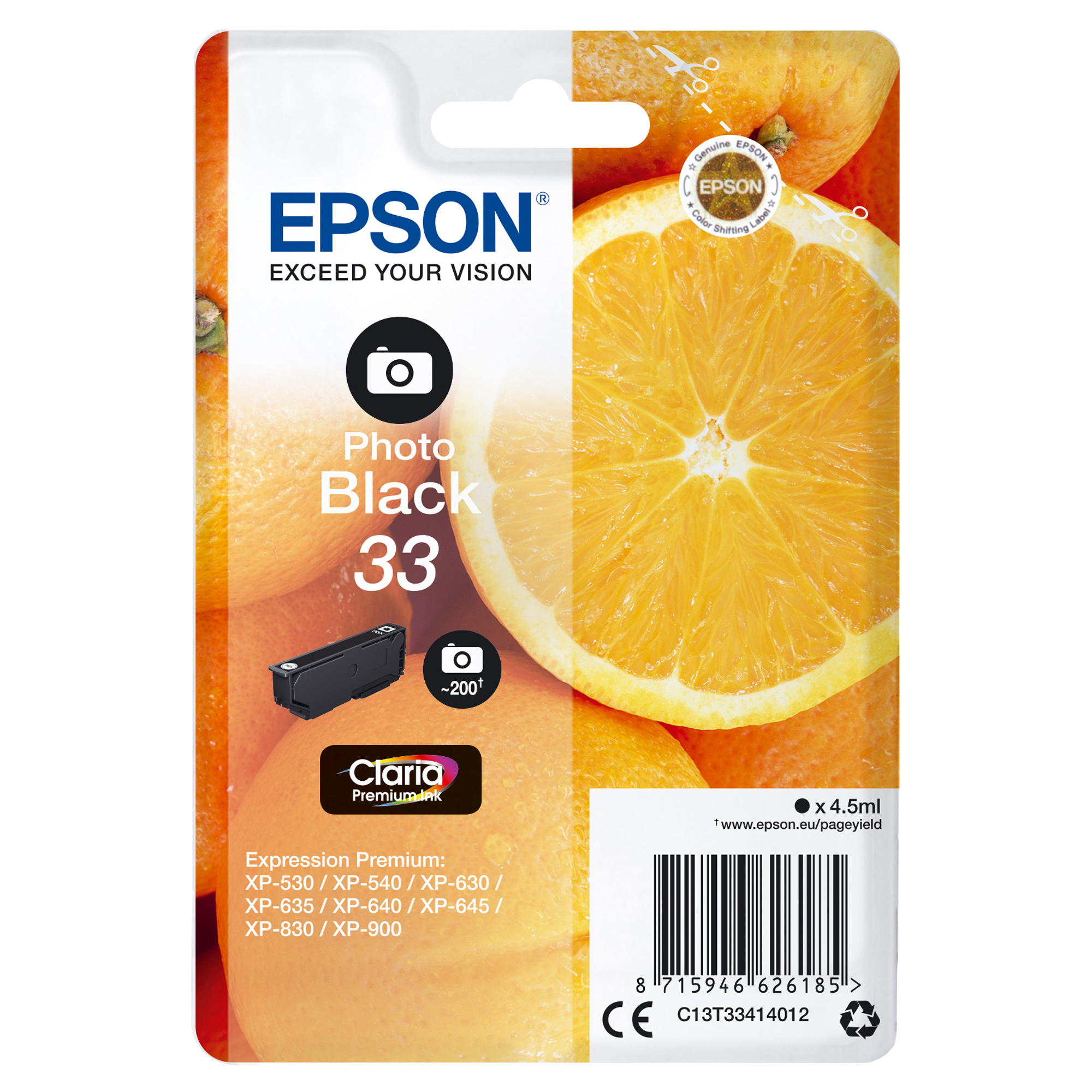 Epson 33 - 4.5 ml - nero per …