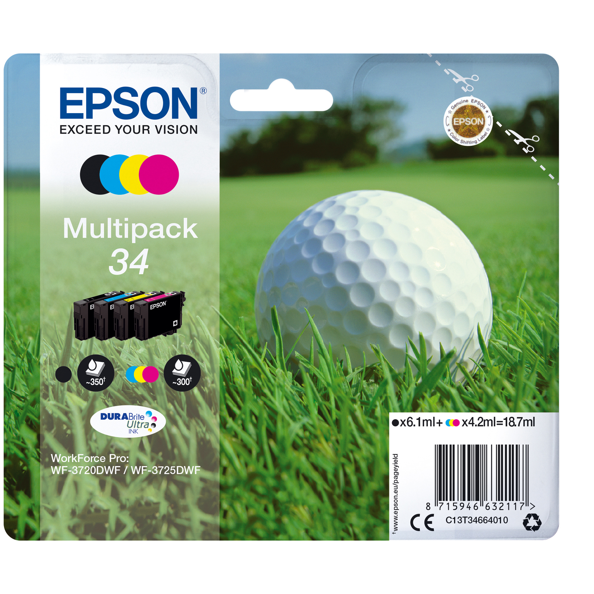 Epson 34 - Confezione da 4 - nero, …