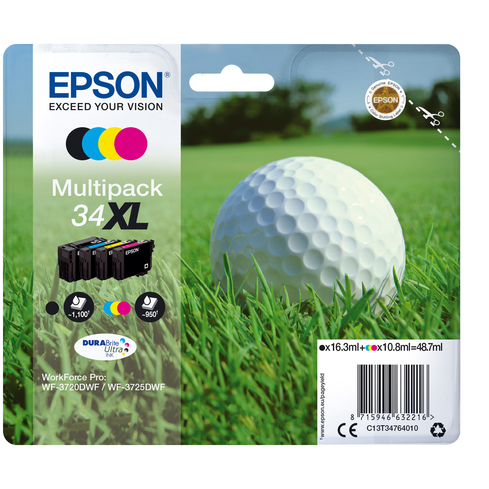 Epson 34XL - Confezione da 4 - XL …