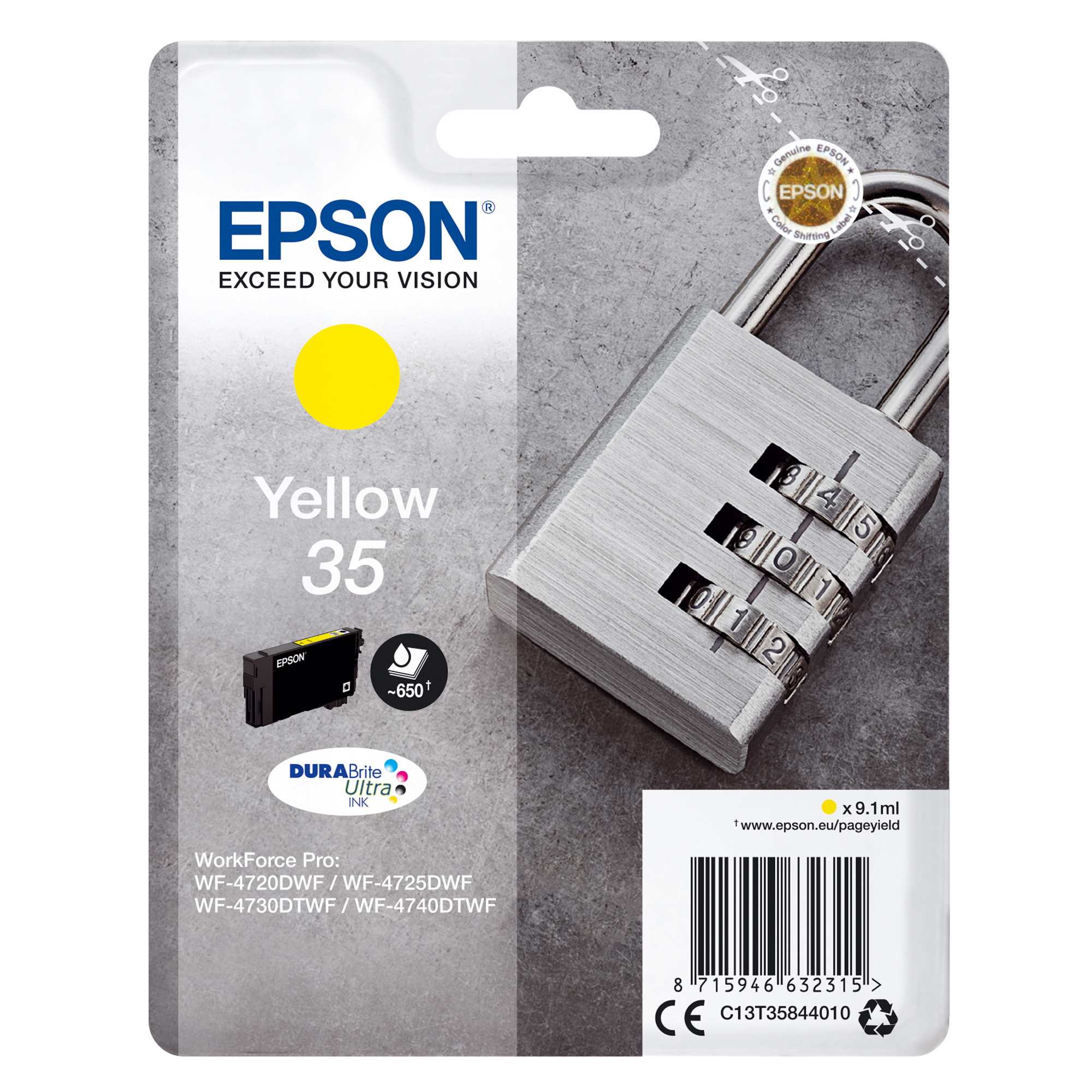 Epson 35 - 9.1 ml - giallo - …