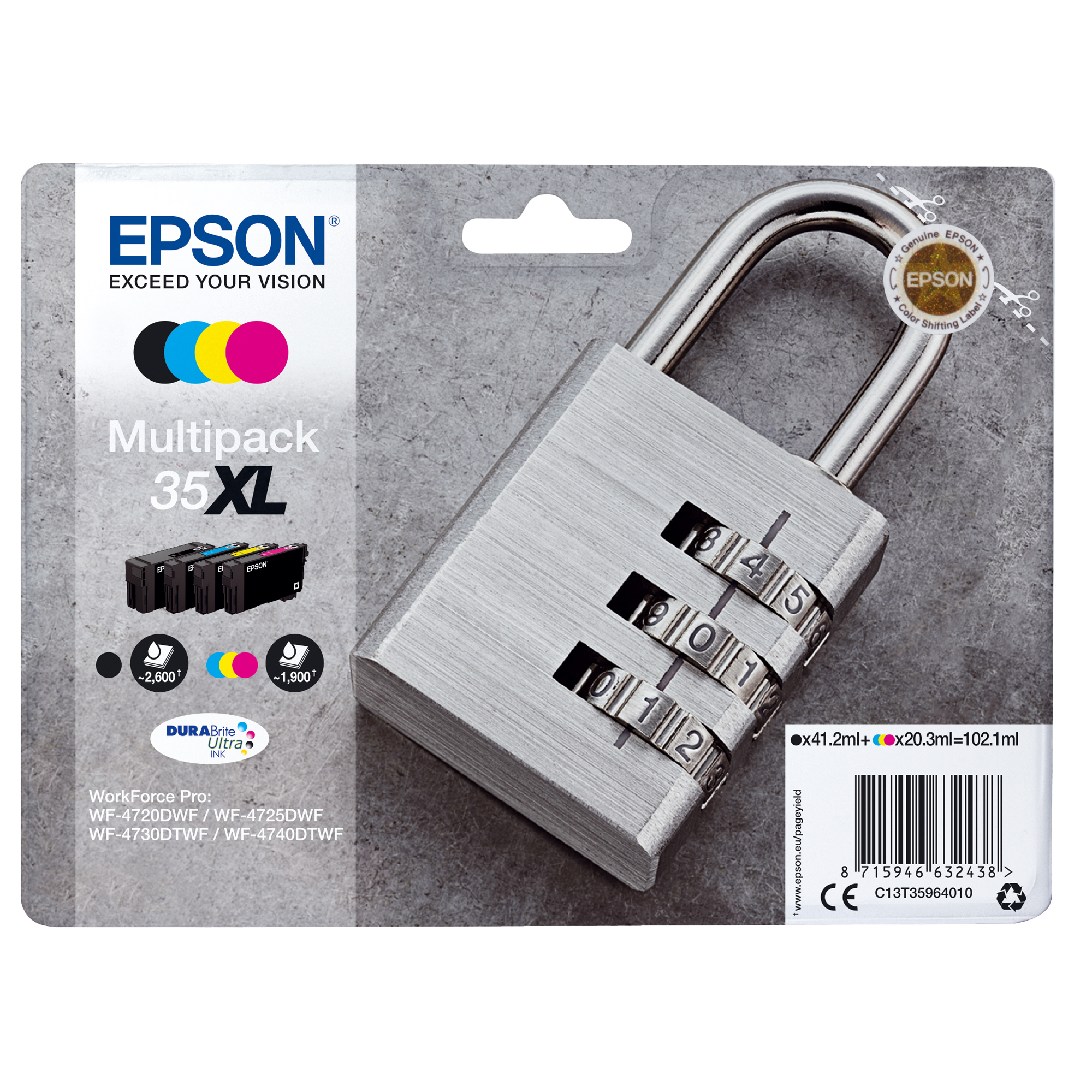 Epson 35XL Multipack - Confezione da 4 - …