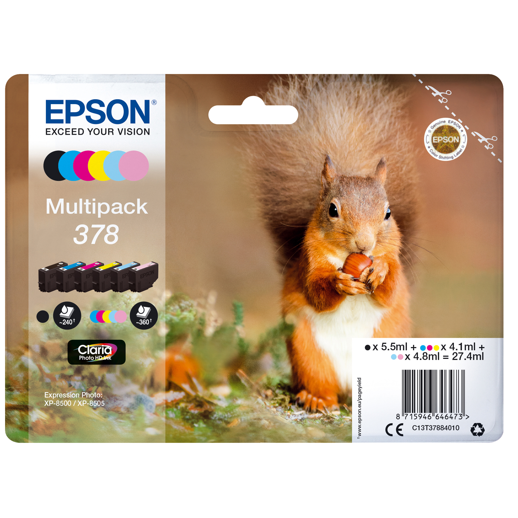 Epson Multipack 378 - Confezione da 6 - …
