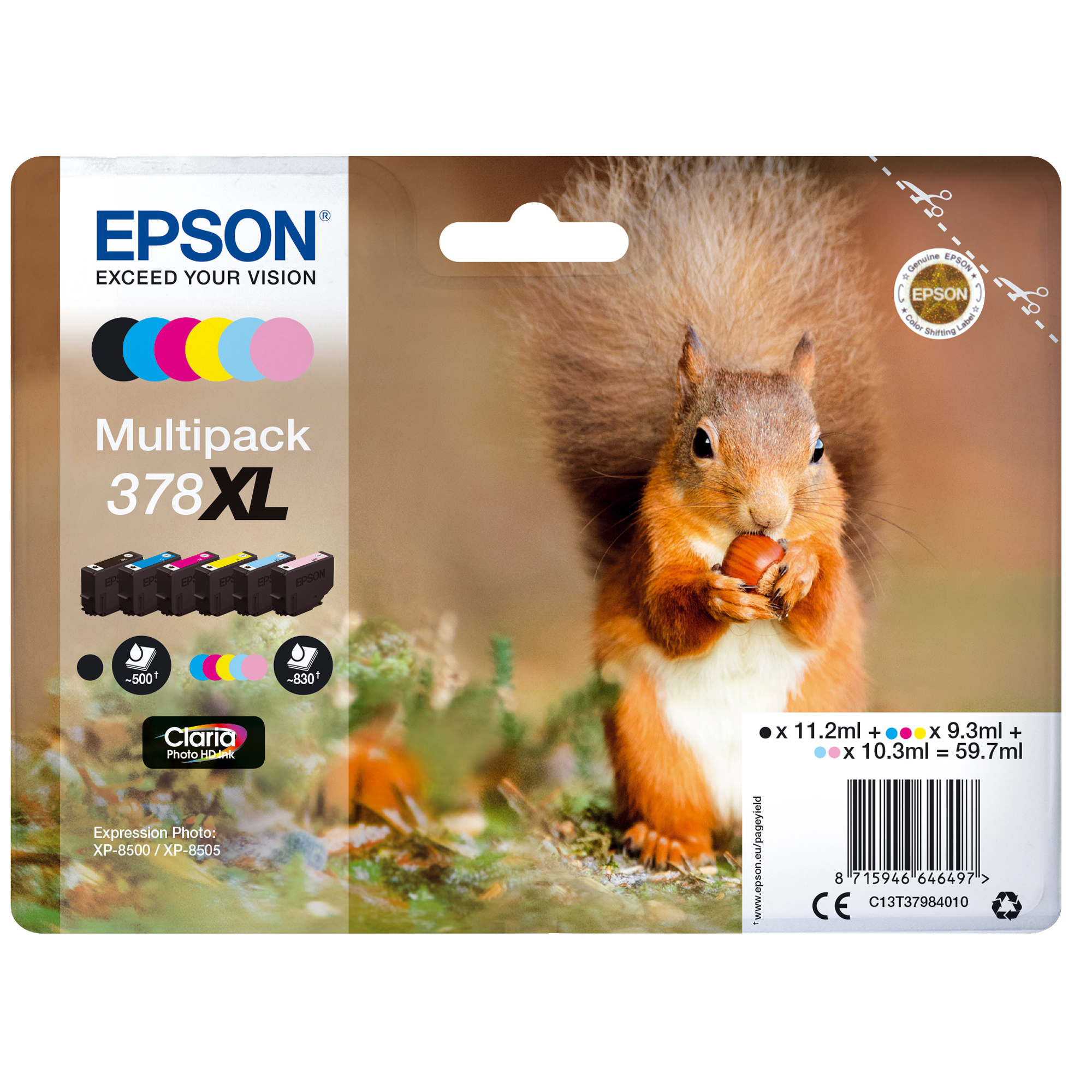Epson 378XL Multipack - Confezione da 6 - …