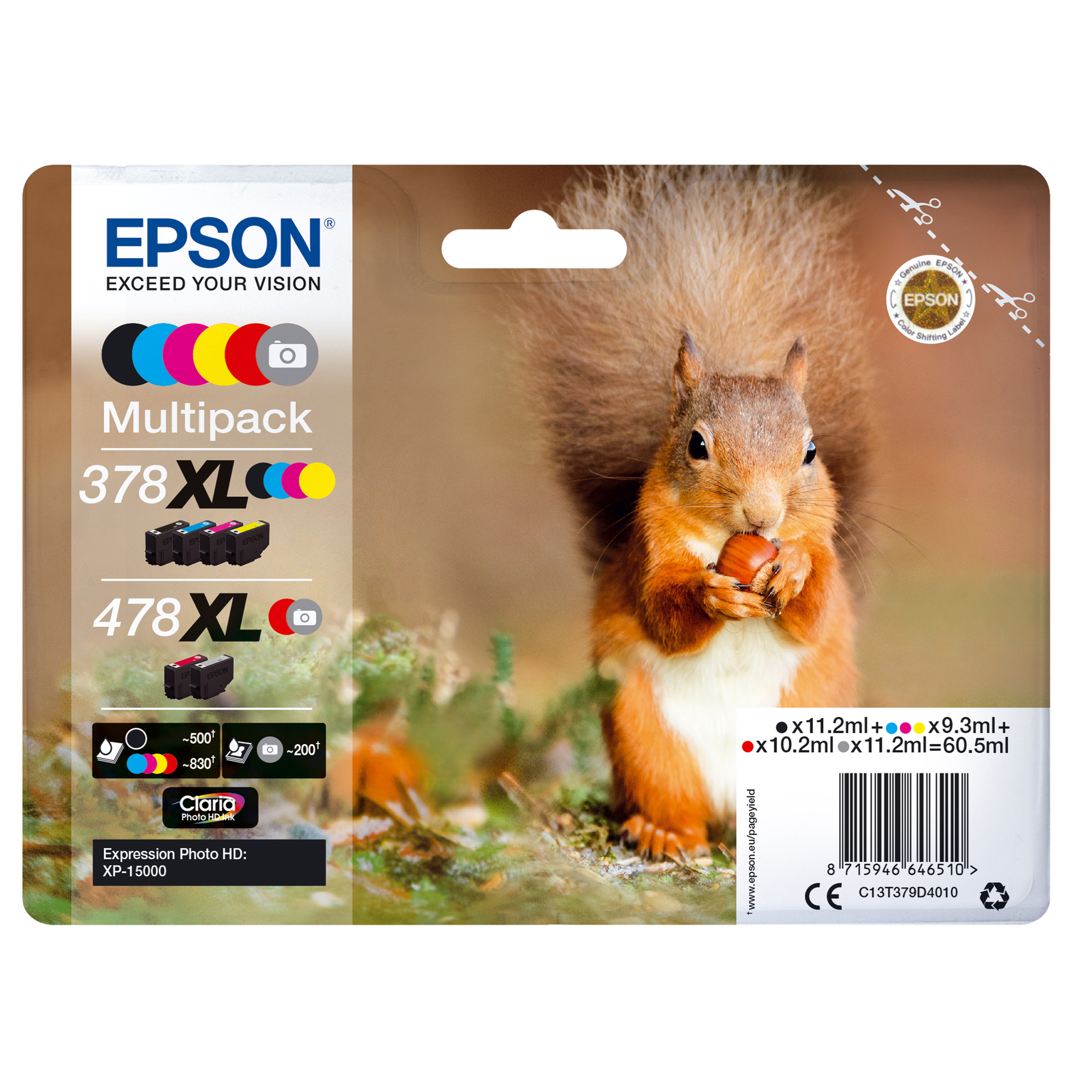 Epson 478XL Multipack - Confezione da 6 - …