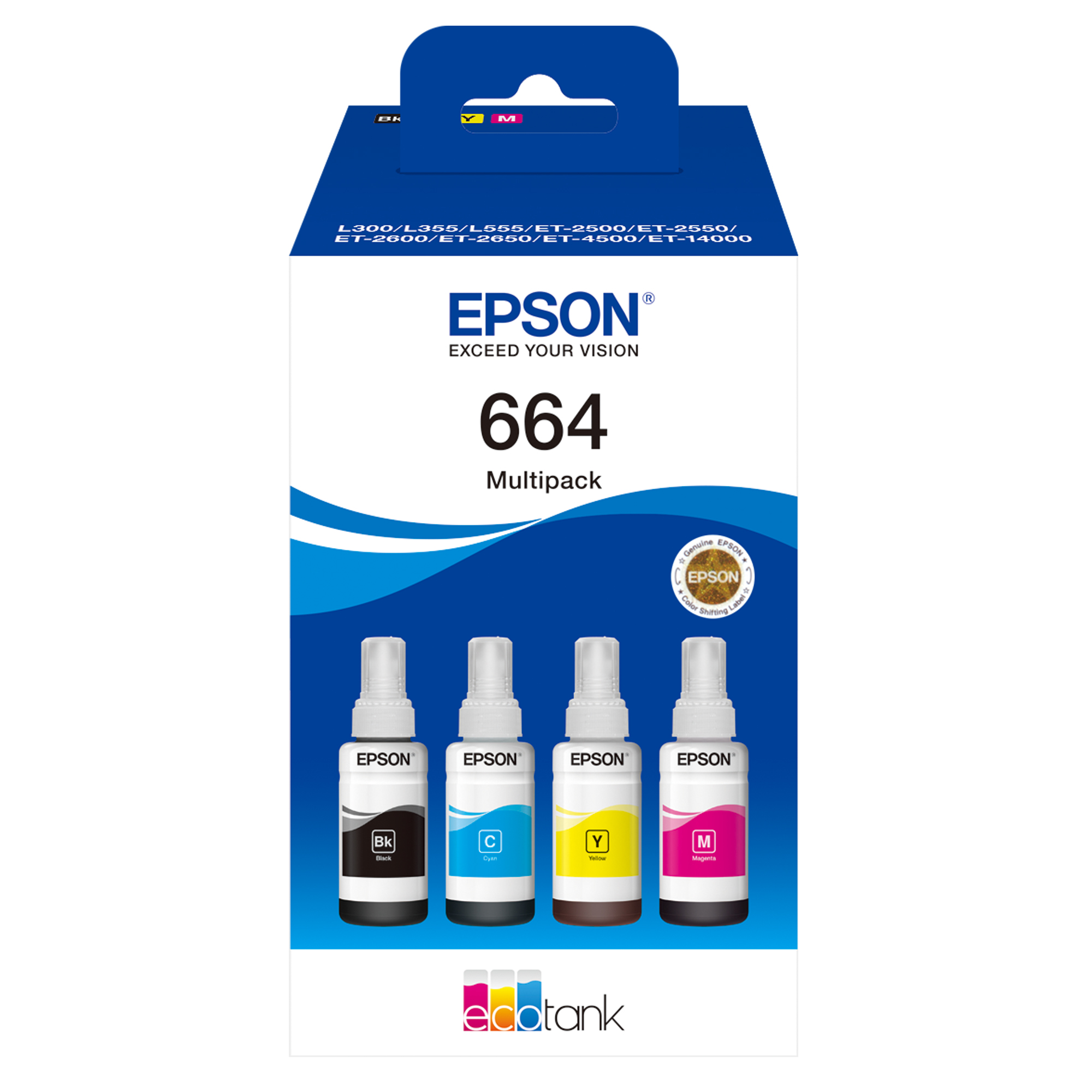 Epson EcoTank 664 - Confezione da 4 - …