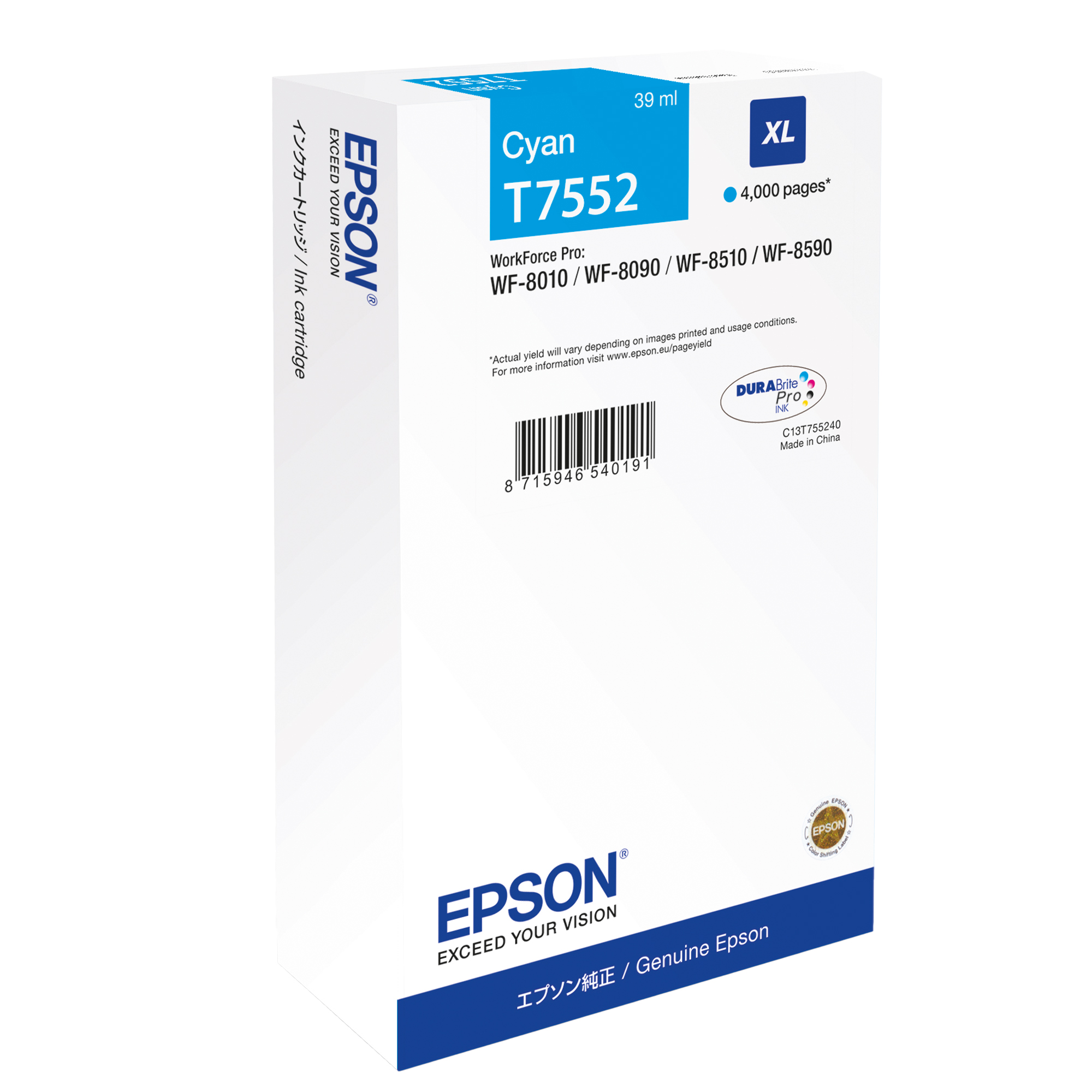 Epson T7552 - 39 ml - XL - …
