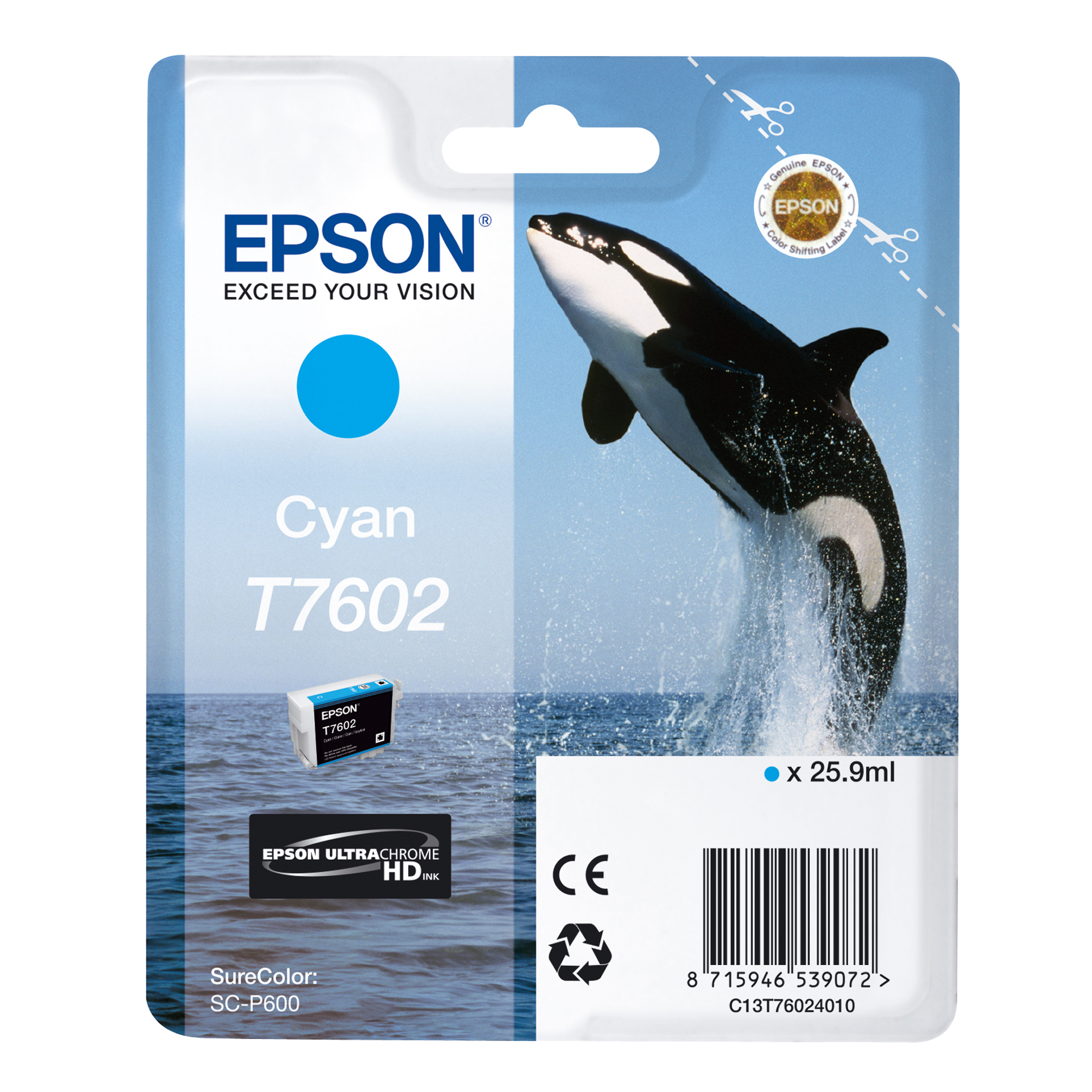Epson T7602 - 26 ml - ciano - …