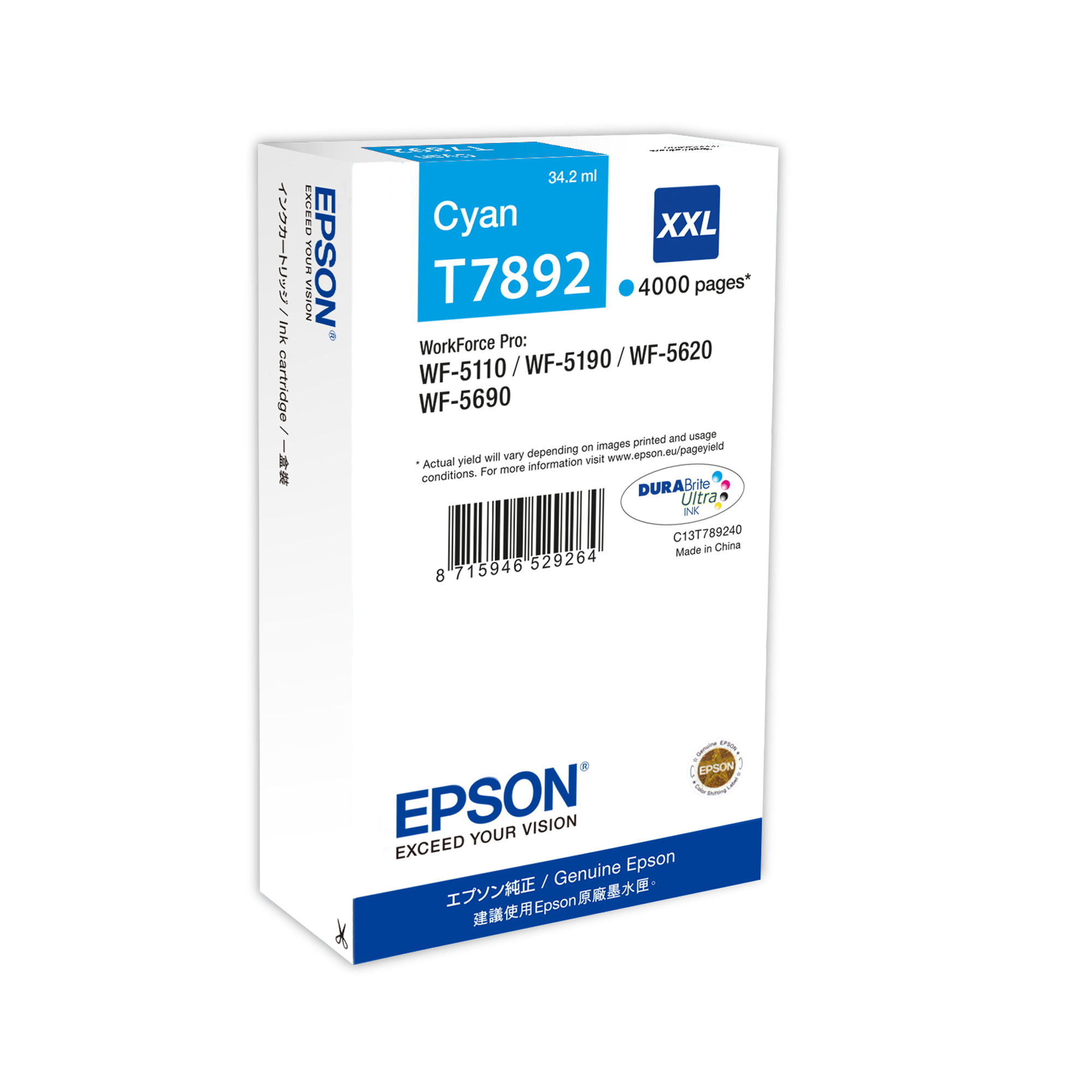 Epson T7892 - 34.2 ml - misura XXL …