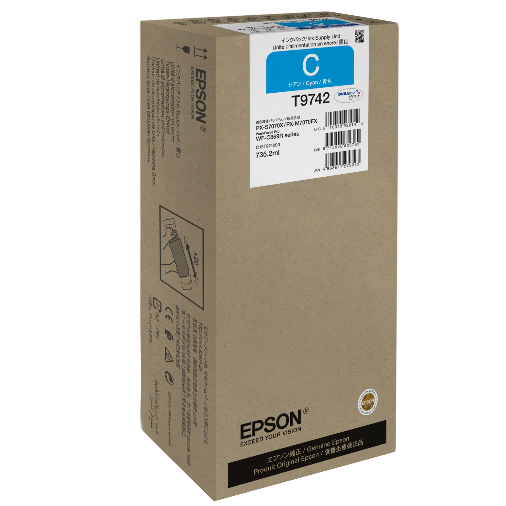 Epson T9742 - Misura XXL - ciano - …