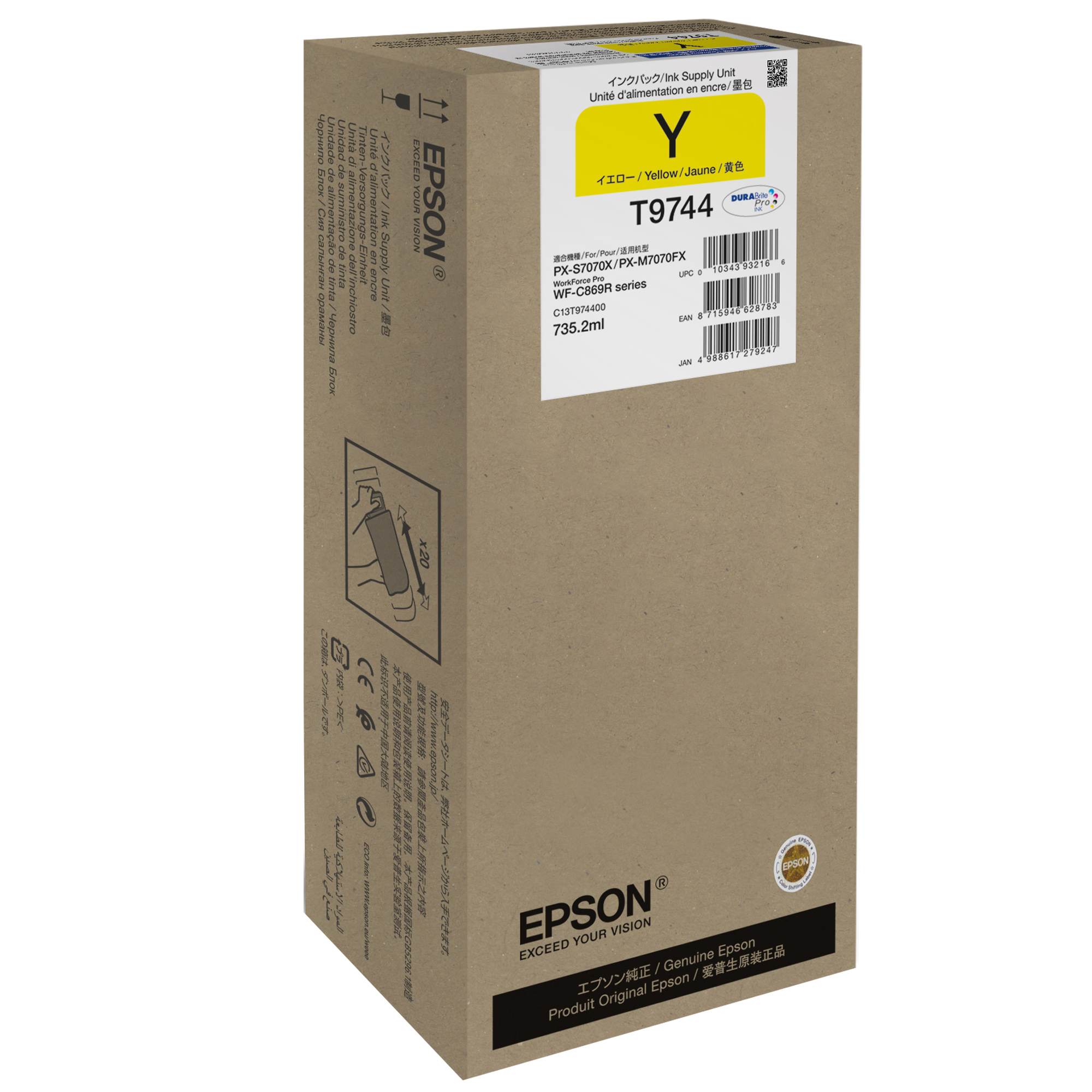 Epson T9744 - Misura XXL - giallo - …