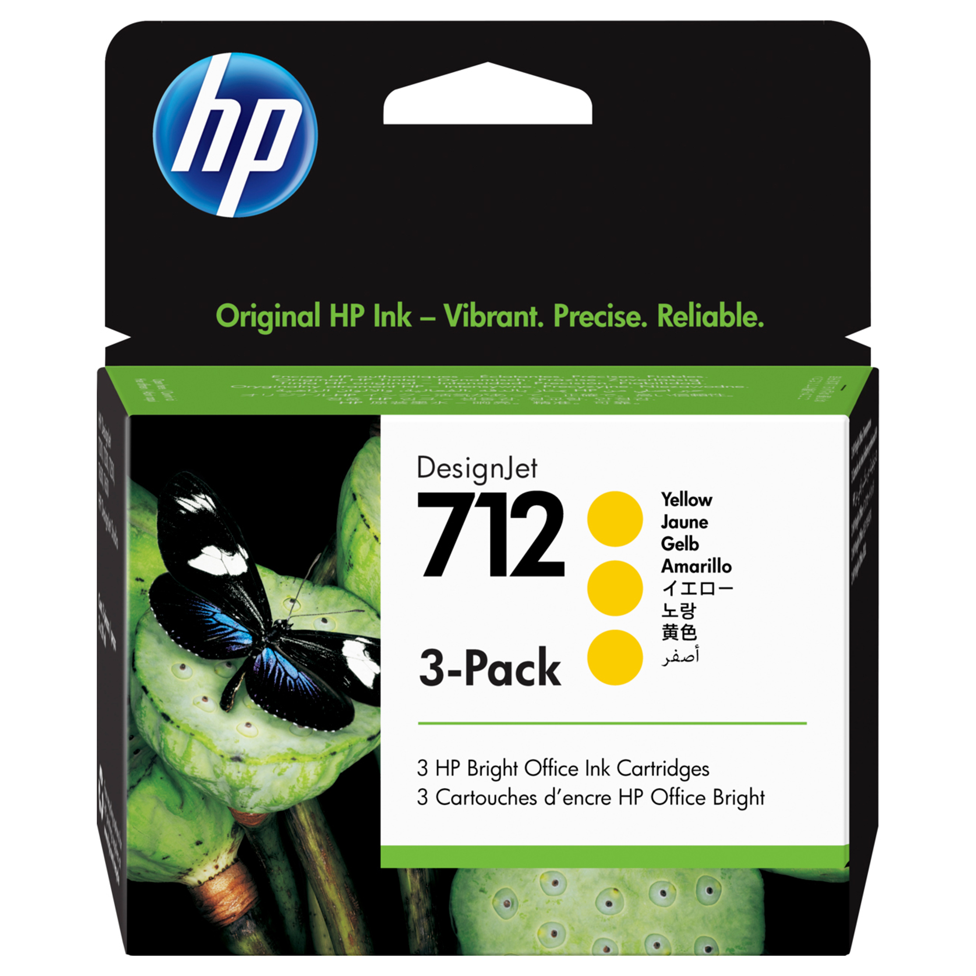 Hp - Conf. 3 Cartucce ink originale- 712 …