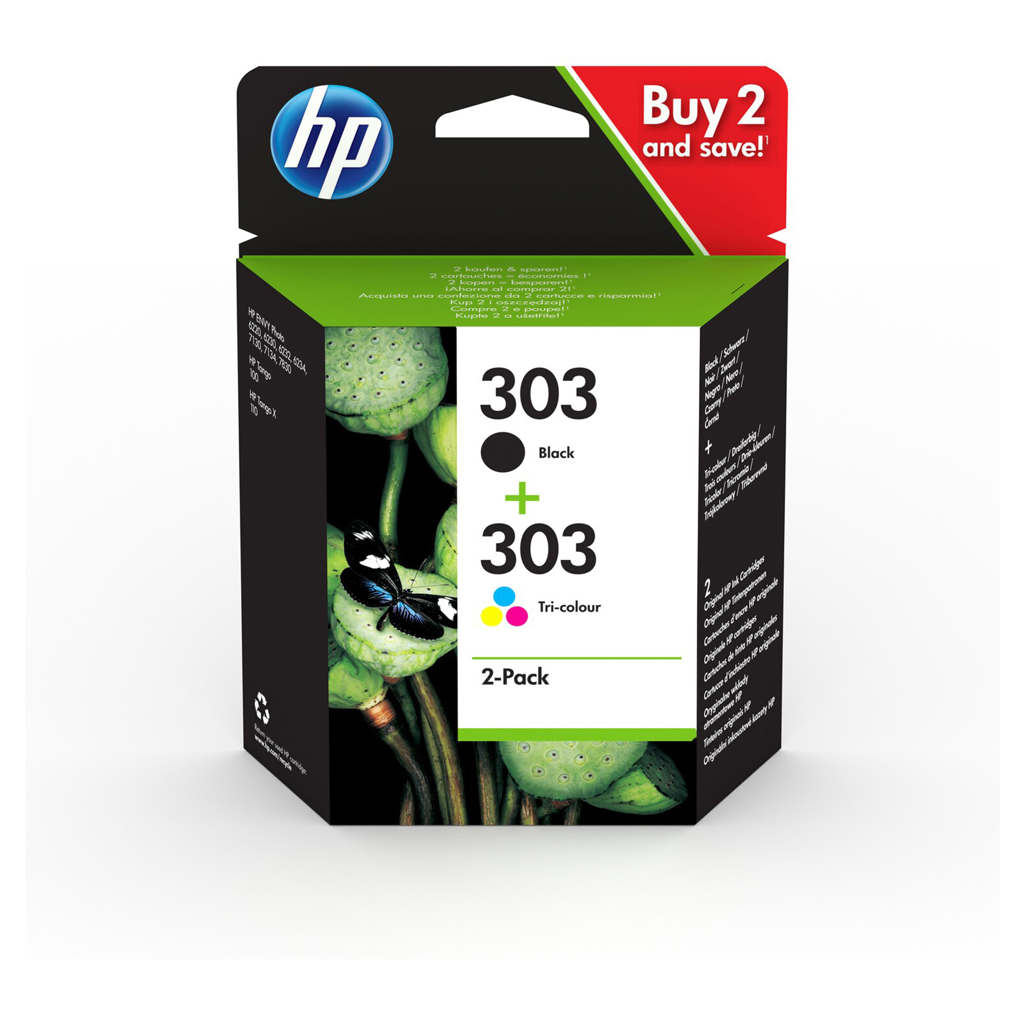 Hp - Cartuccia ink originale- 303 - C/M/Y/K …