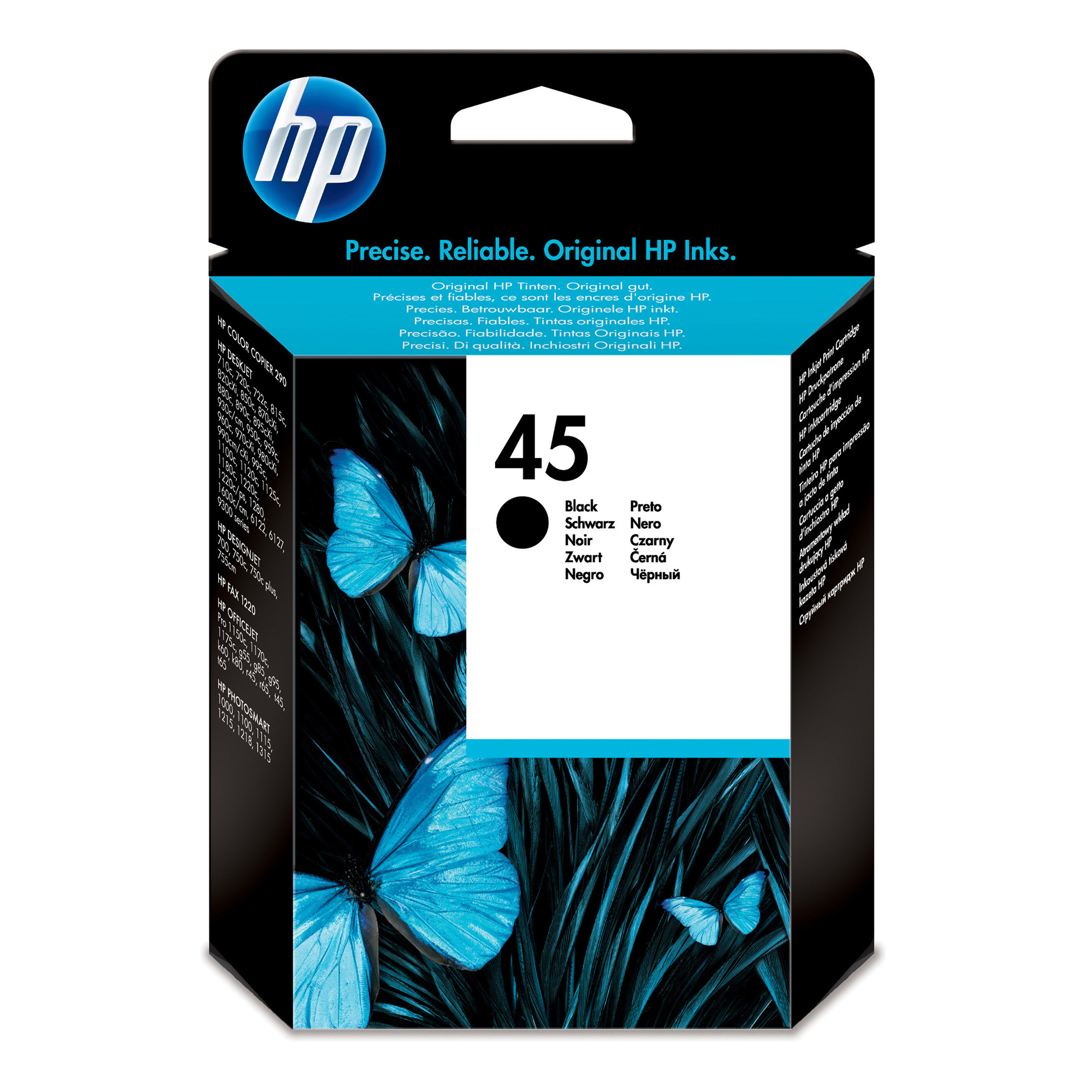 Hp - Cartuccia ink originale- 45 - Nero …
