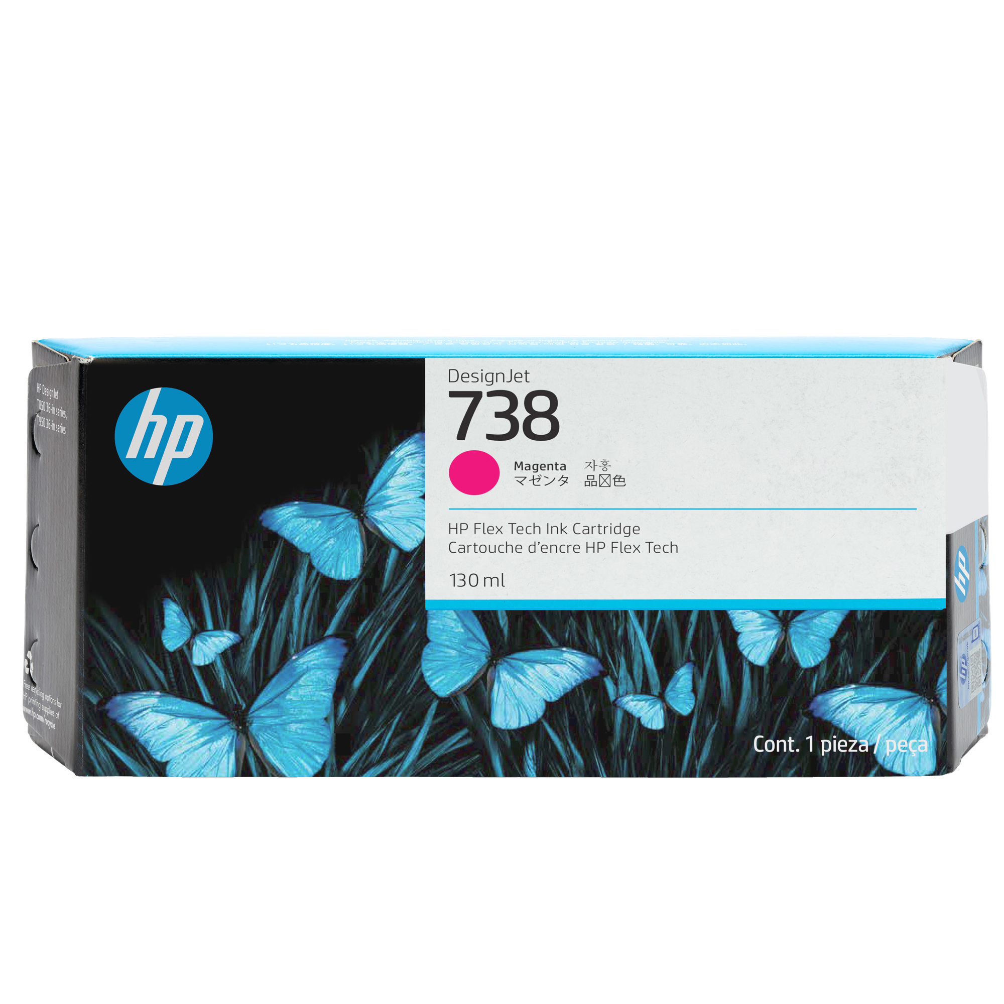 Hp originale - Cartuccia DesignJet Ink 738M - …