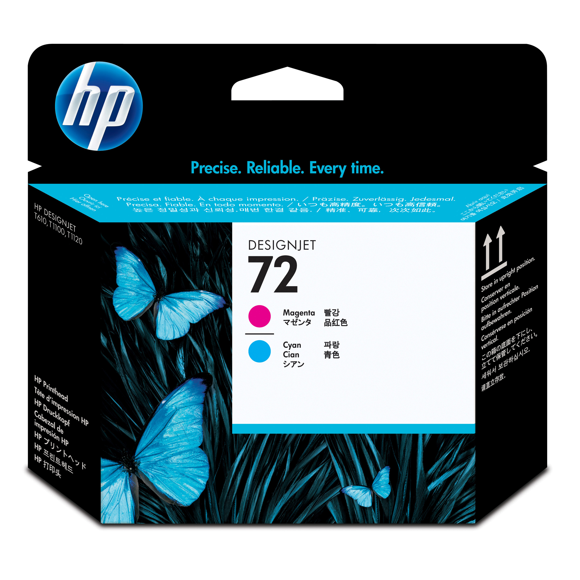 Testina di stampa HP 72 magenta e cyan