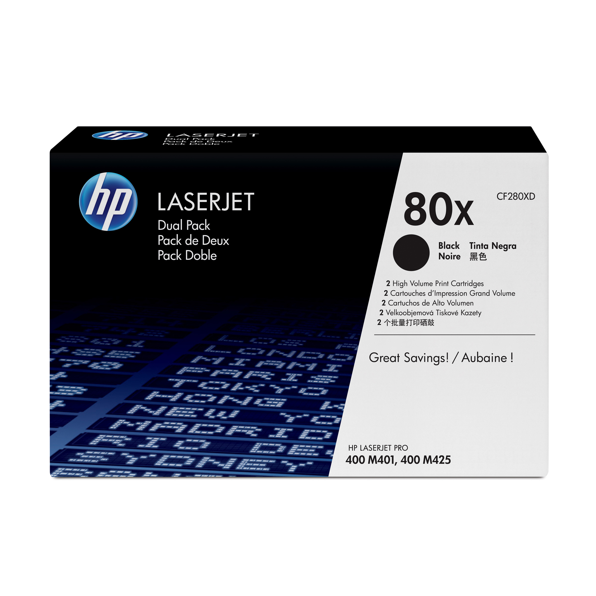 Hp - Confezione 2 Toner originale - 80X …