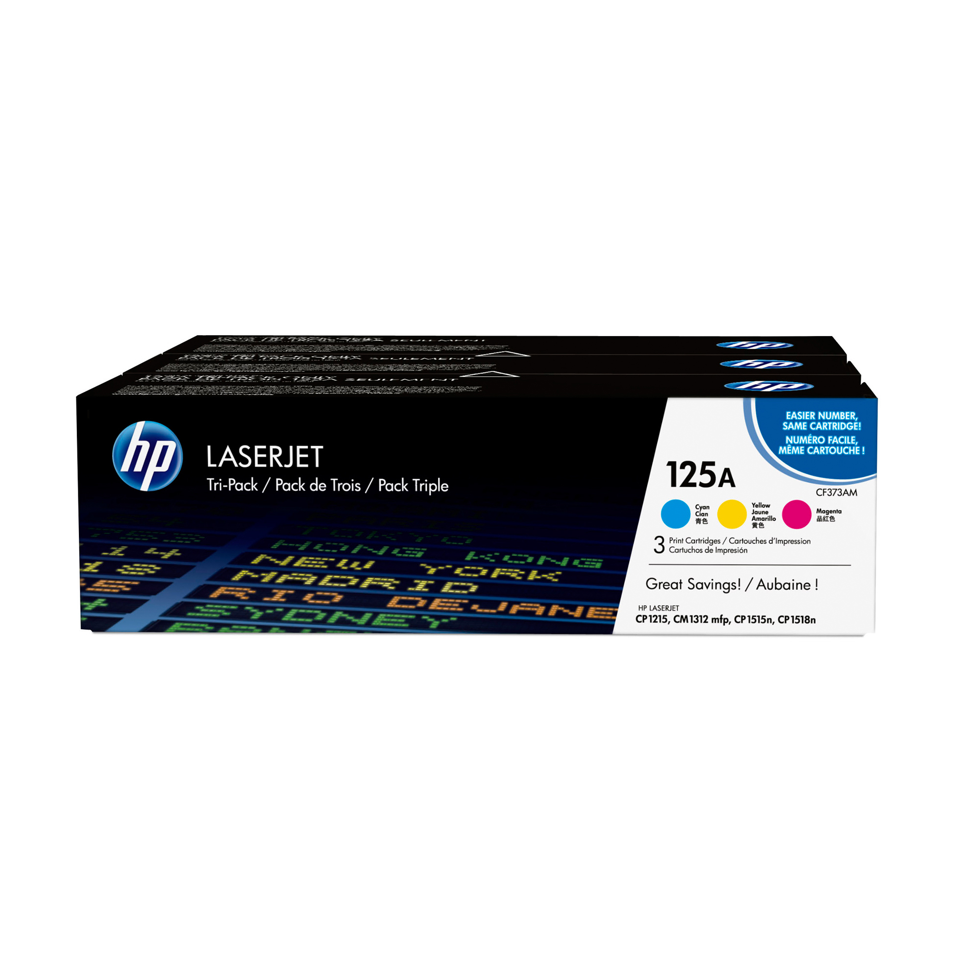 Hp - Confezione 3 Toner originale - 125A …