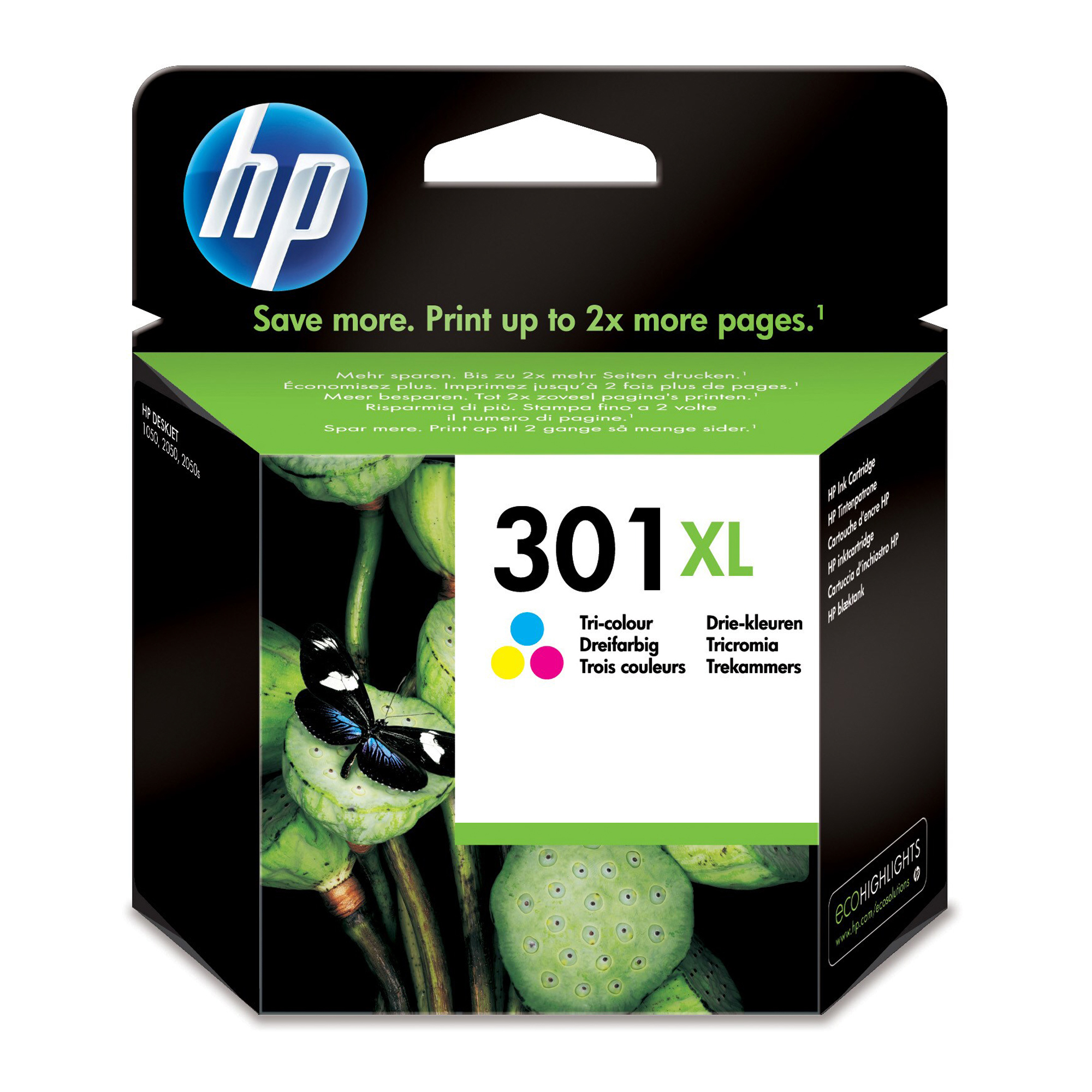 Hp - Cartuccia ink originale- 301XL - C/M/Y …