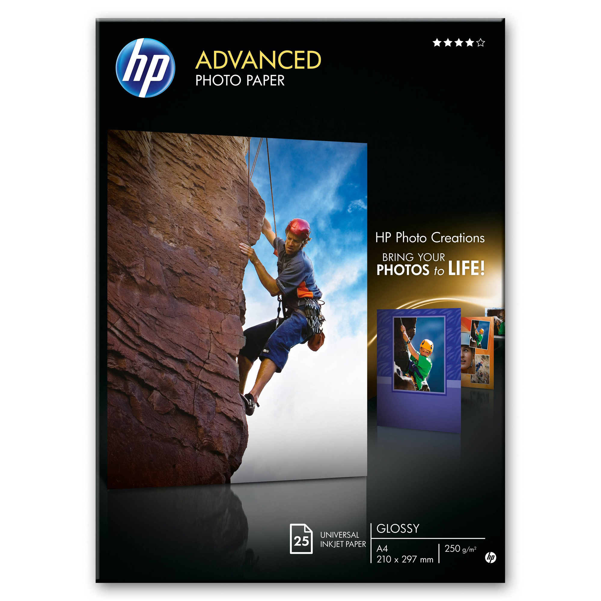 Hp - Carta fotografica originale lucida Hp Advanced …