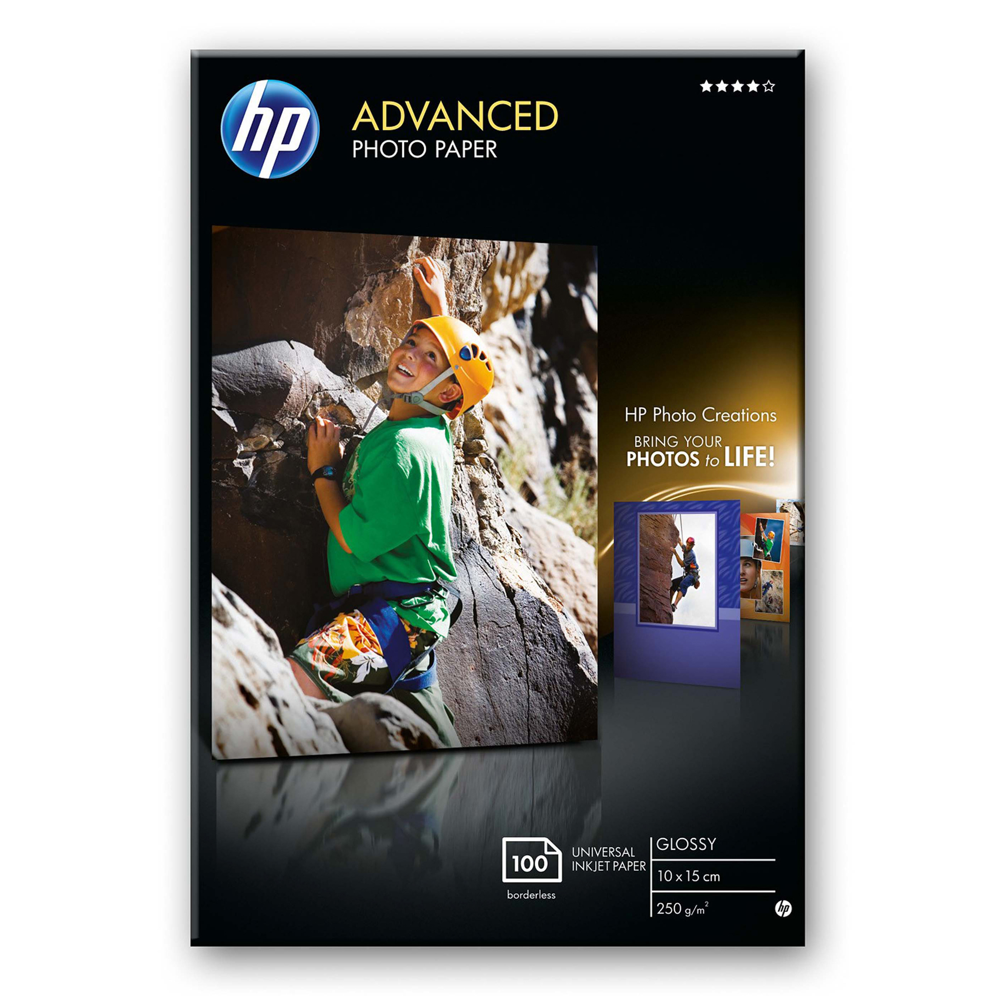 Hp - Carta fotografica originale lucida Hp Advanced …