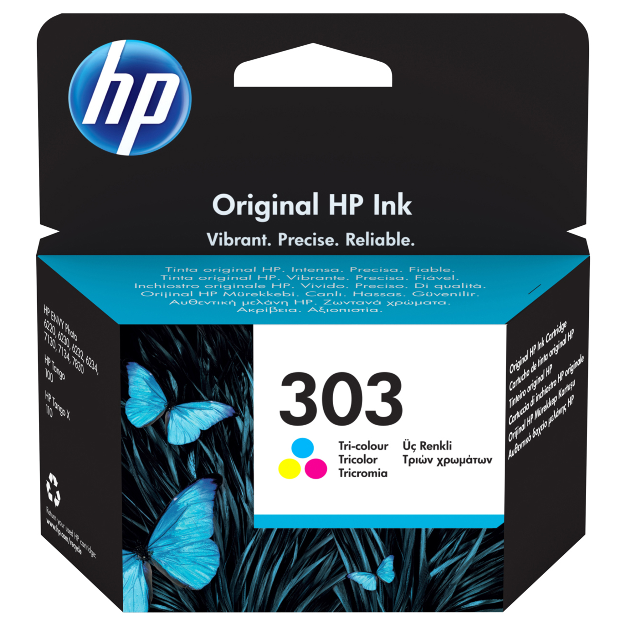 Hp - Cartuccia ink originale- 303 - C/M/Y …