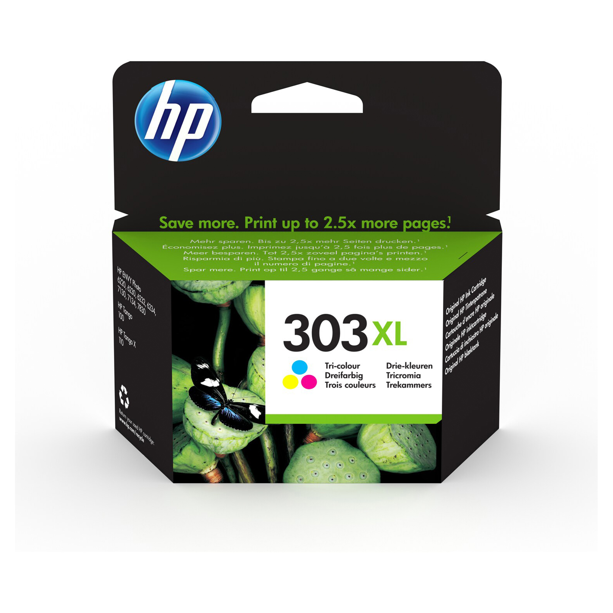 Hp - Cartuccia ink originale -303XL - C/M/Y …