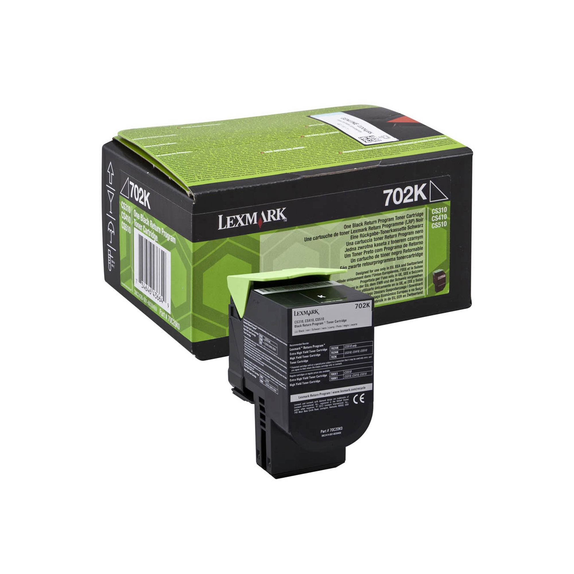 Lexmark 702K - Nero - originale - cartuccia …