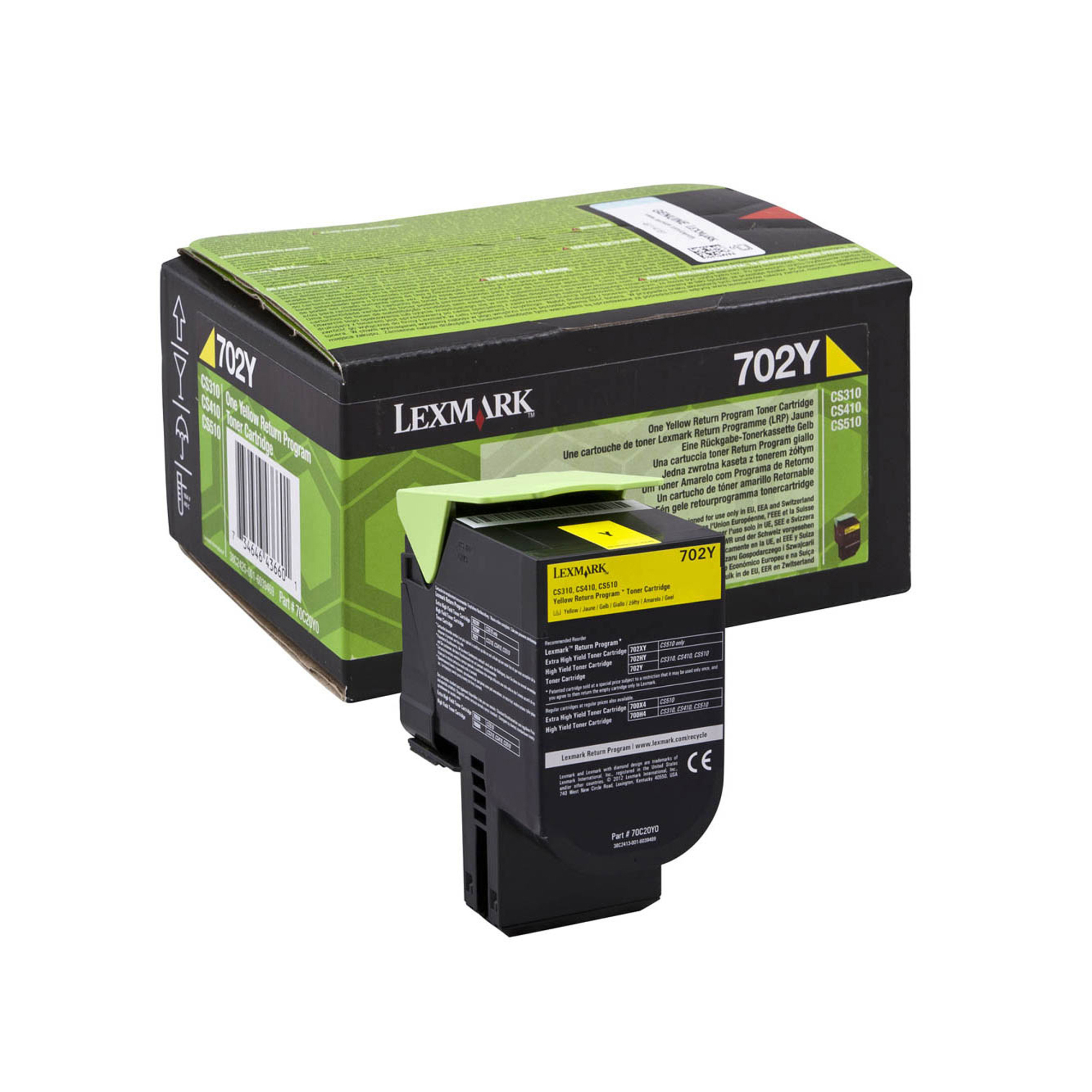 Lexmark 702Y - Giallo - originale - cartuccia …