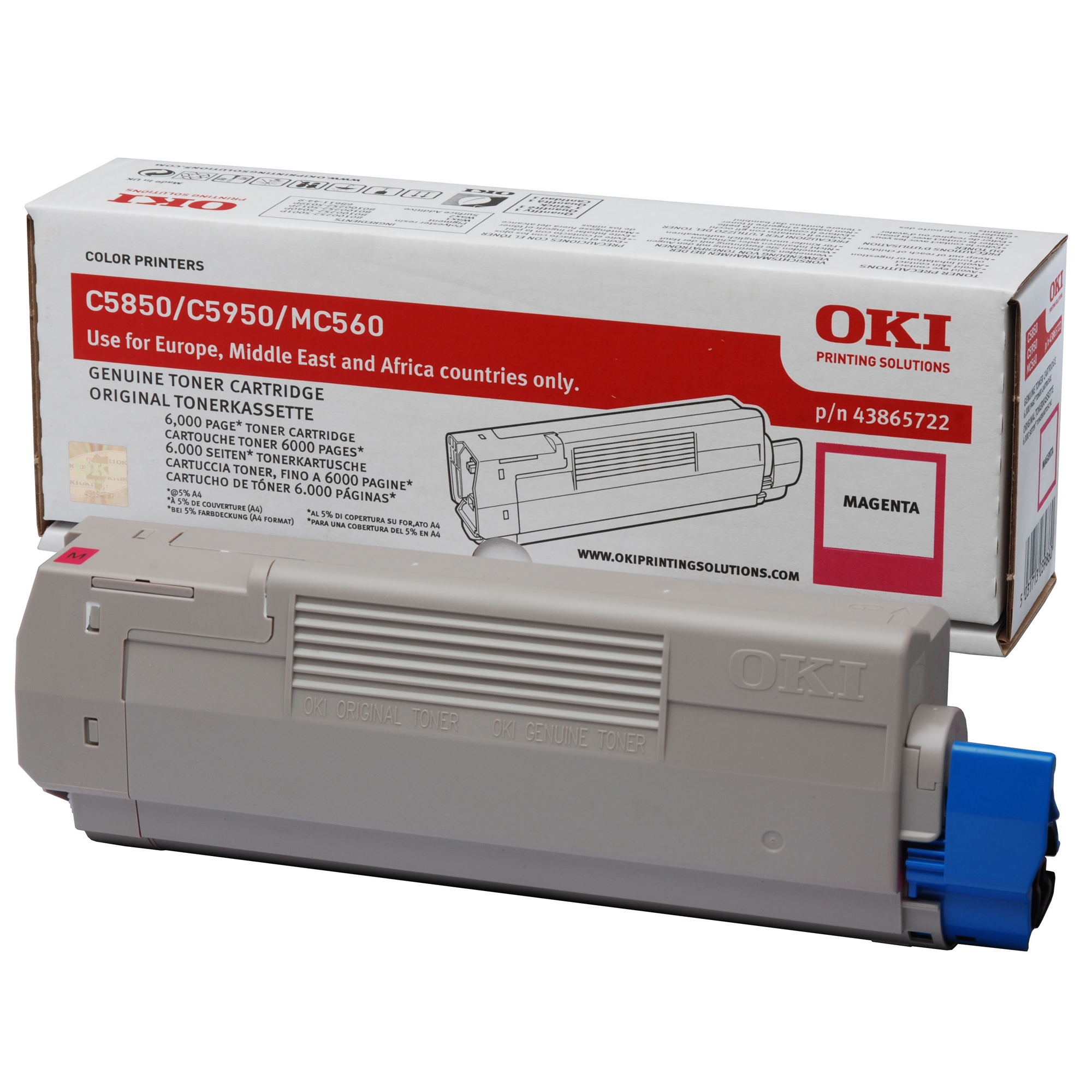Oki - Toner - Magenta - C5850/C5950 - …