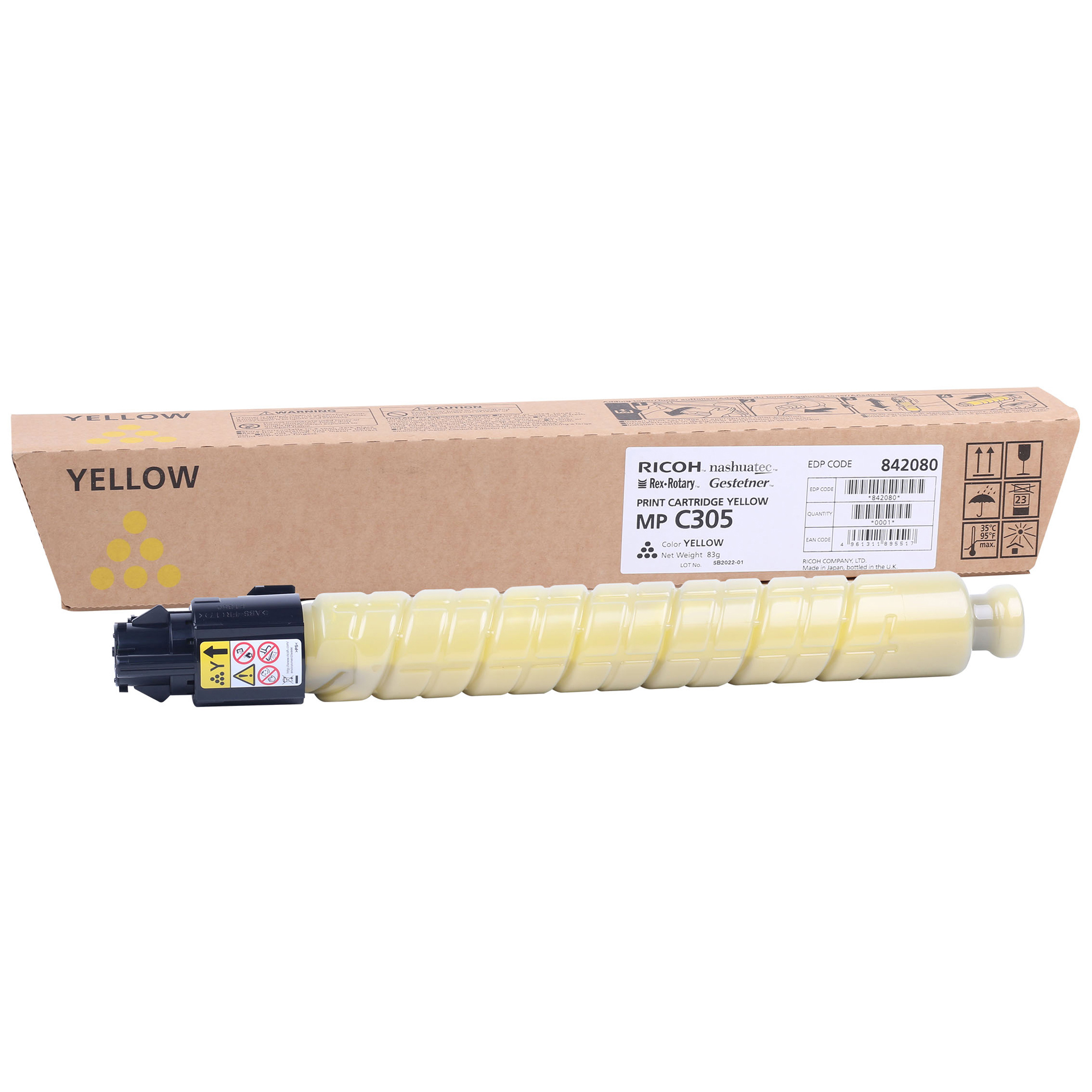 Ricoh - Toner - Giallo - 842080 - …