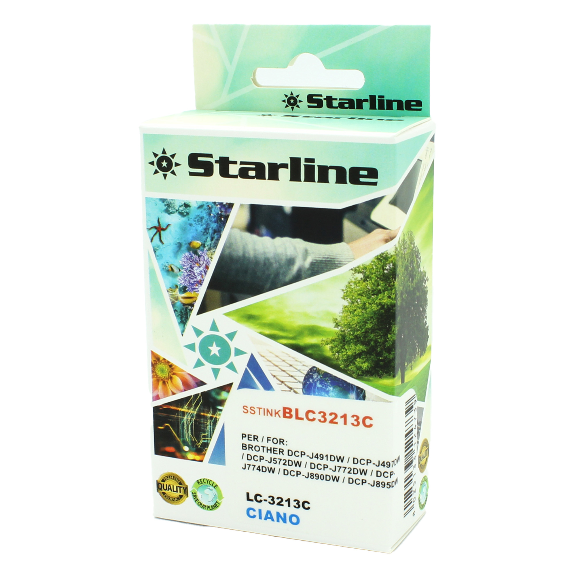 Starline - Cartuccia Ink per print C/BROTHER LC-3213C …
