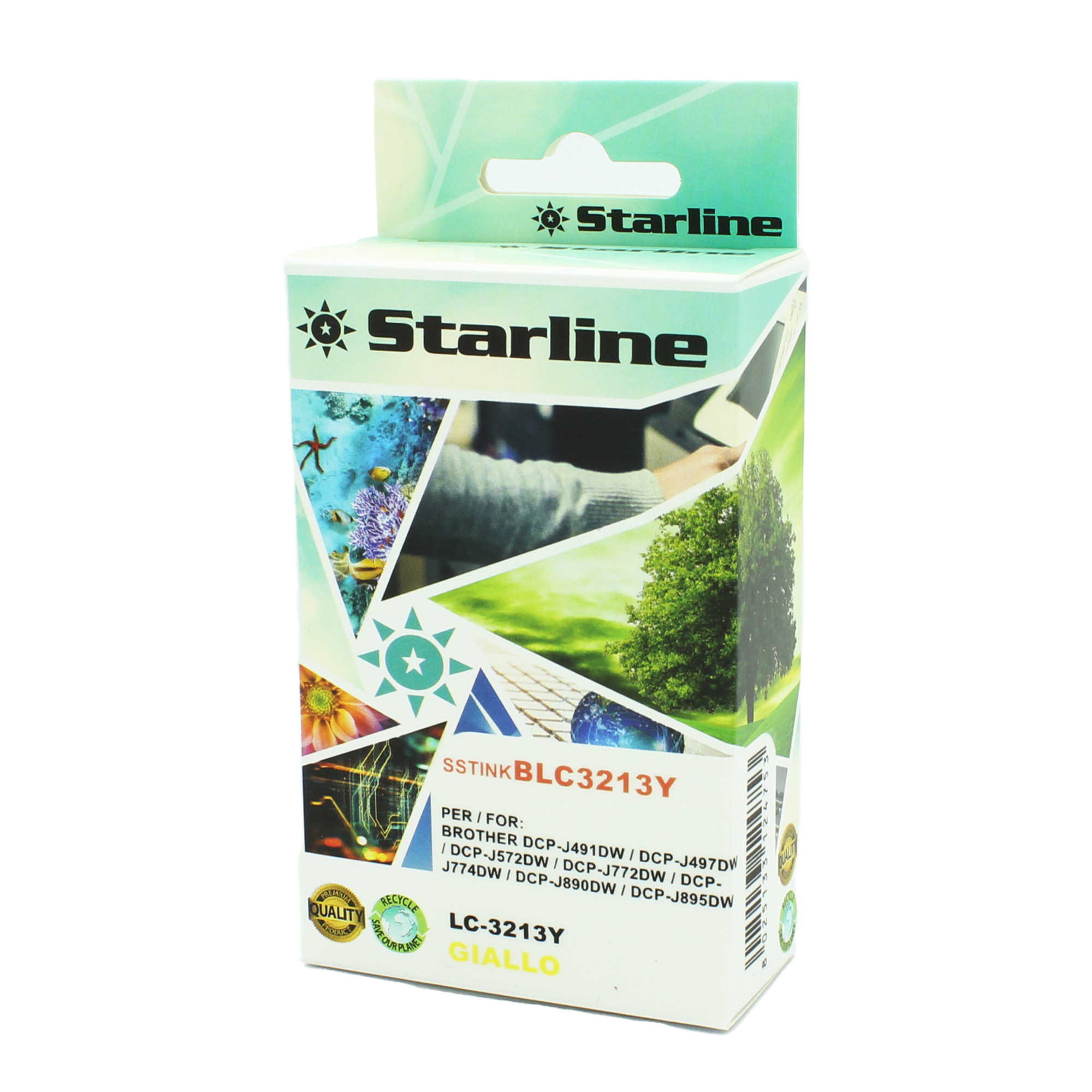 Starline - Cartuccia Ink per print C/BROTHER LC-3213Y …