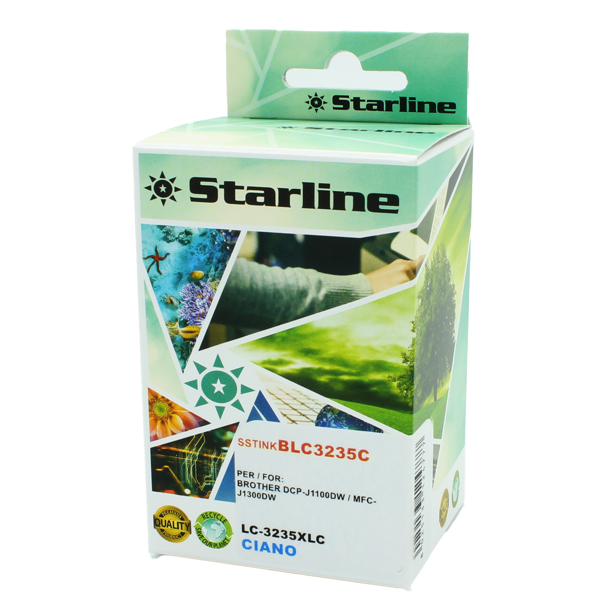 Starline - Cartuccia Ink per print C/BROTHER LC-3235XLC …